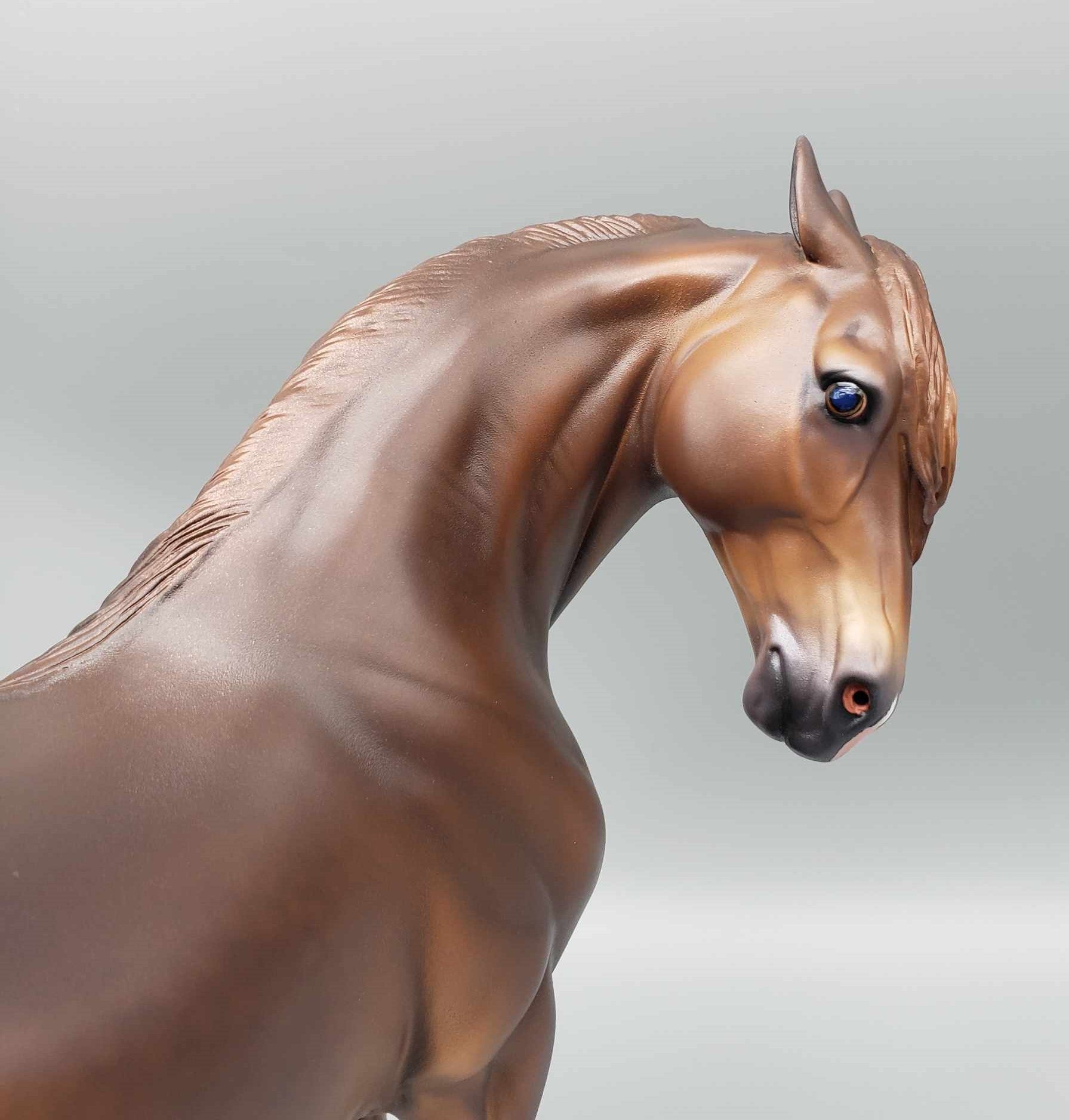 Hellcat OOAK Dark Dappled Chestnut Extreme Custom Andalusian By Caroline Boydston Best Offer 11/20/23