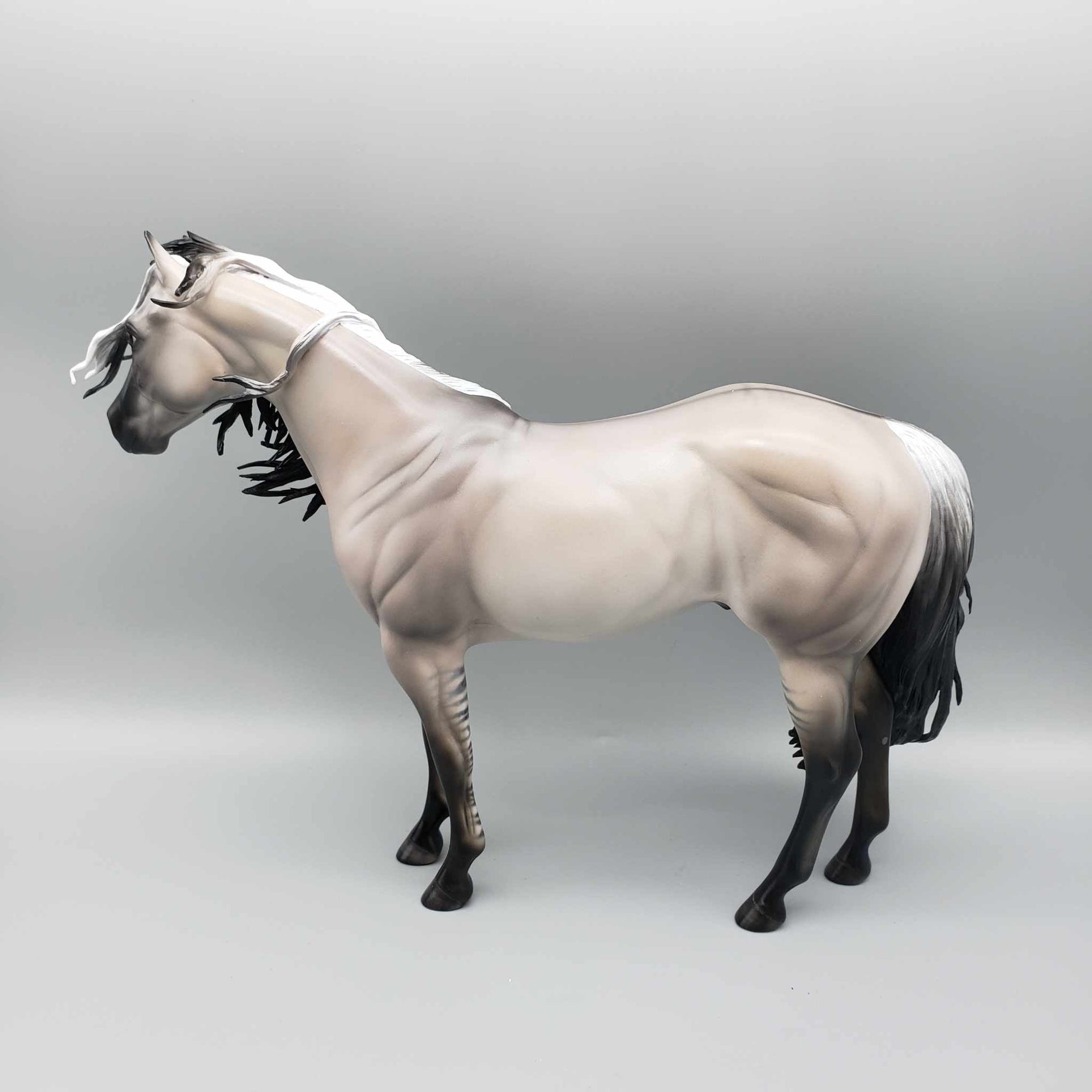 Lucky Stryke OOAK Grulla Ideal Stock Horse By Myla Pearce Best Offers 10/16/23