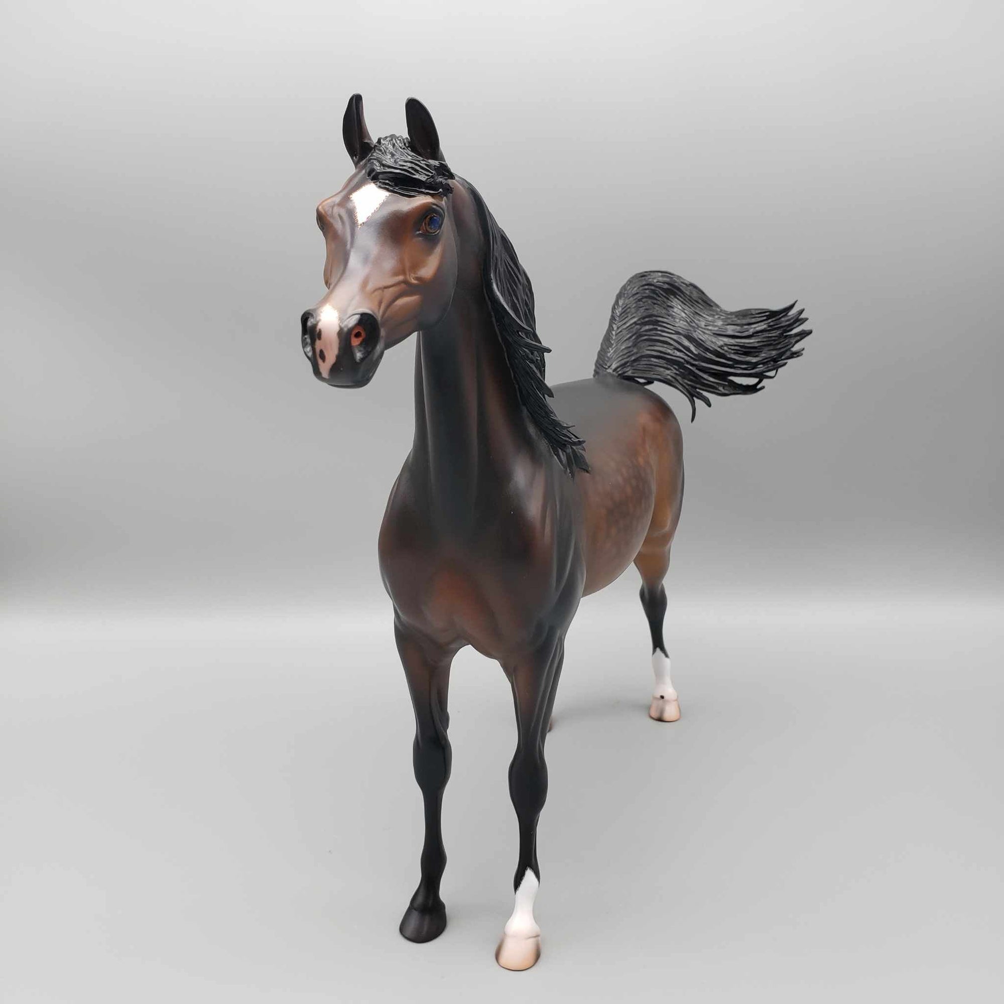 Hughes OOAK Dappled Bay Arabian By Caroline Boydston Best Offer 11/6/23