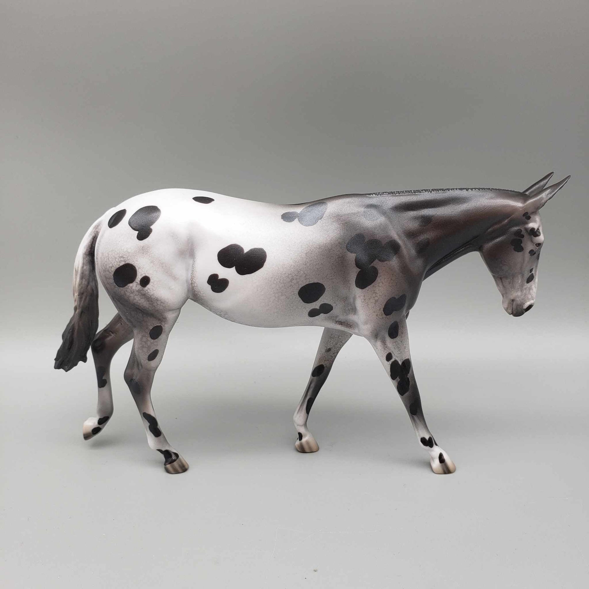 Cozy OOAK Appaloosa Pebble Mule By Jess Hamill Holiday Sale HS23 Facebook Auction