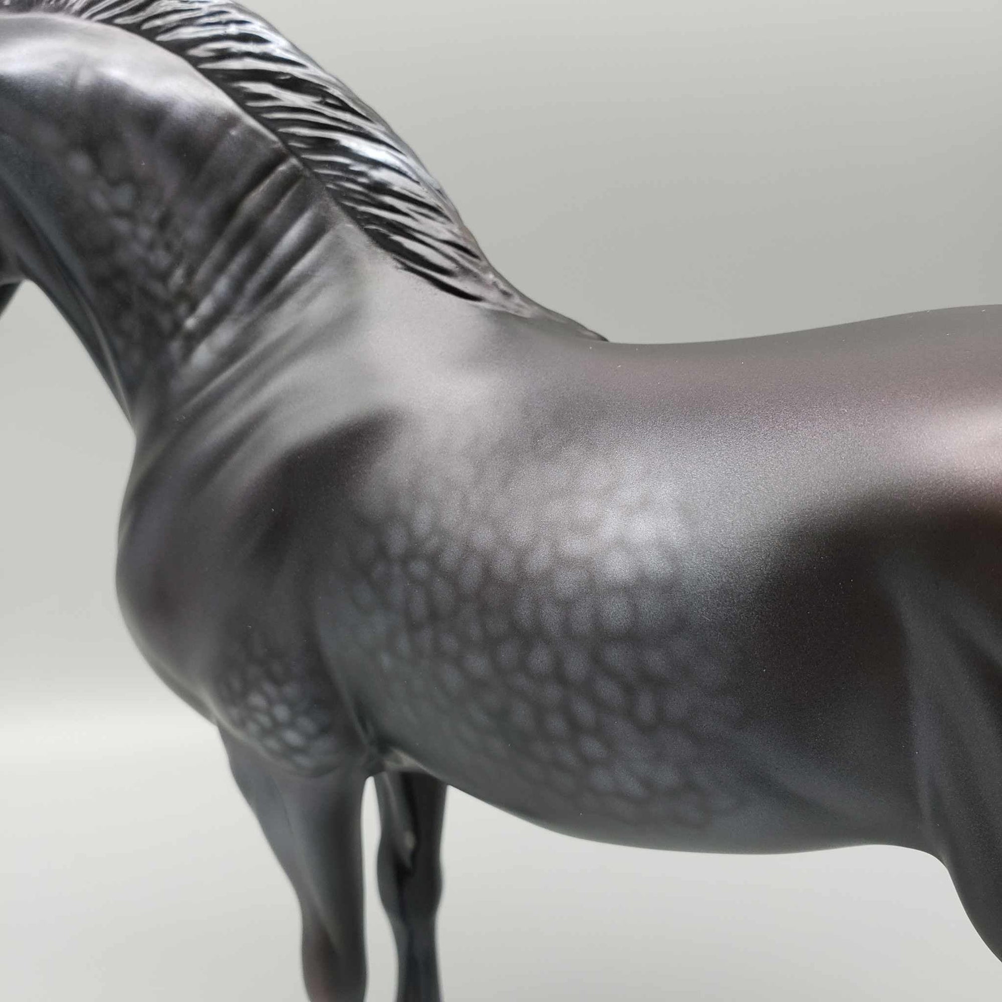 Luna del Cazardor OOAK Dappled Black Going Grey Andalusian By Carrie Keller BEST OFFER Moonlight Madness 2023 MM23