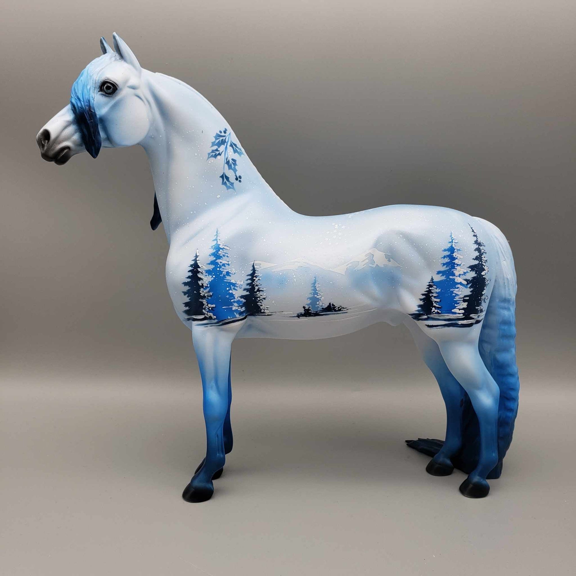 Blue Christmas OOAK Deco Morgan By Dawn Quick Holiday Sale 2023 HS23