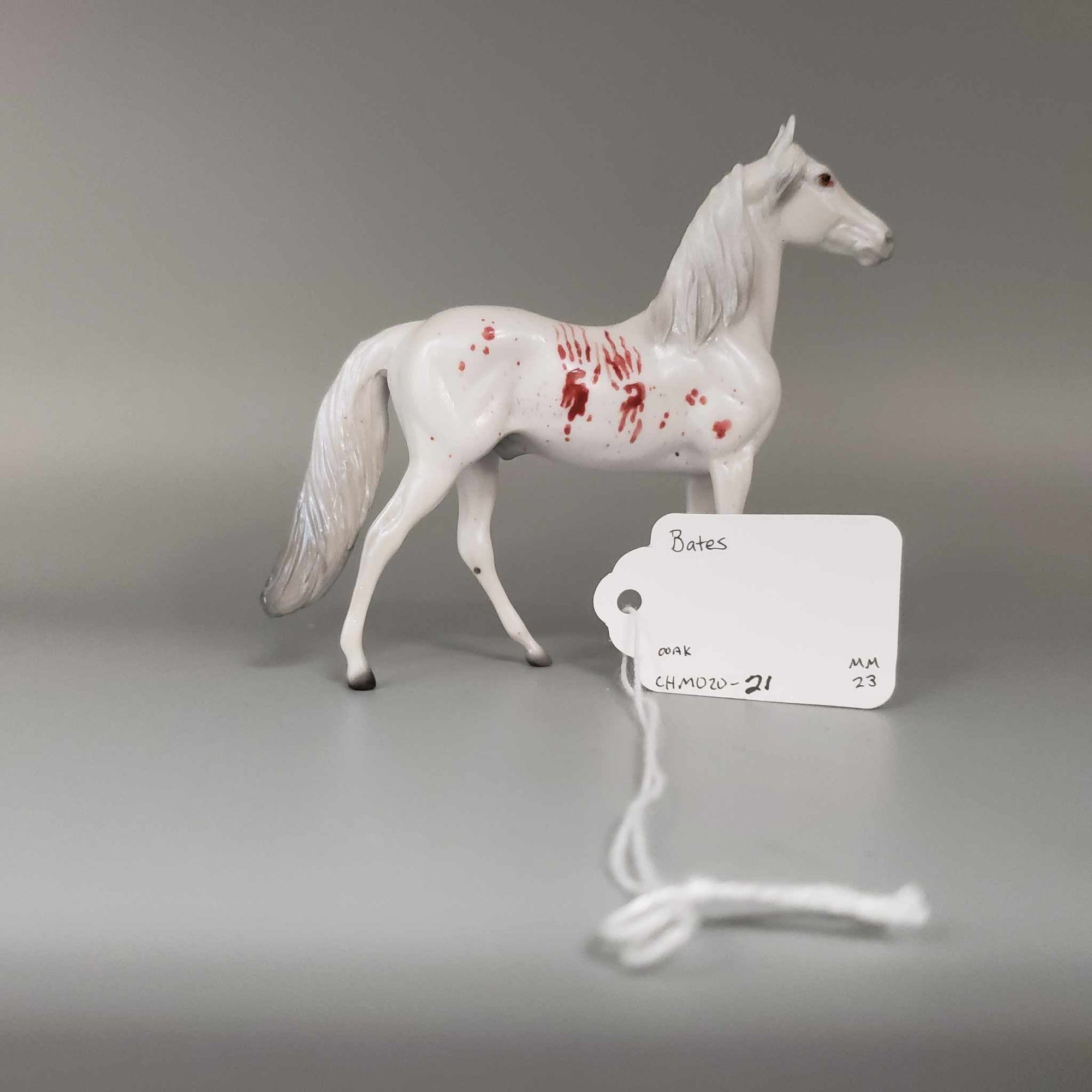 Bates OOAK Deco Bloody Shower Curtain Inspired By Psycho Blacklight Reactive Morgan Chip By Ellen Robbins Moonlight Madness 2023 MM23