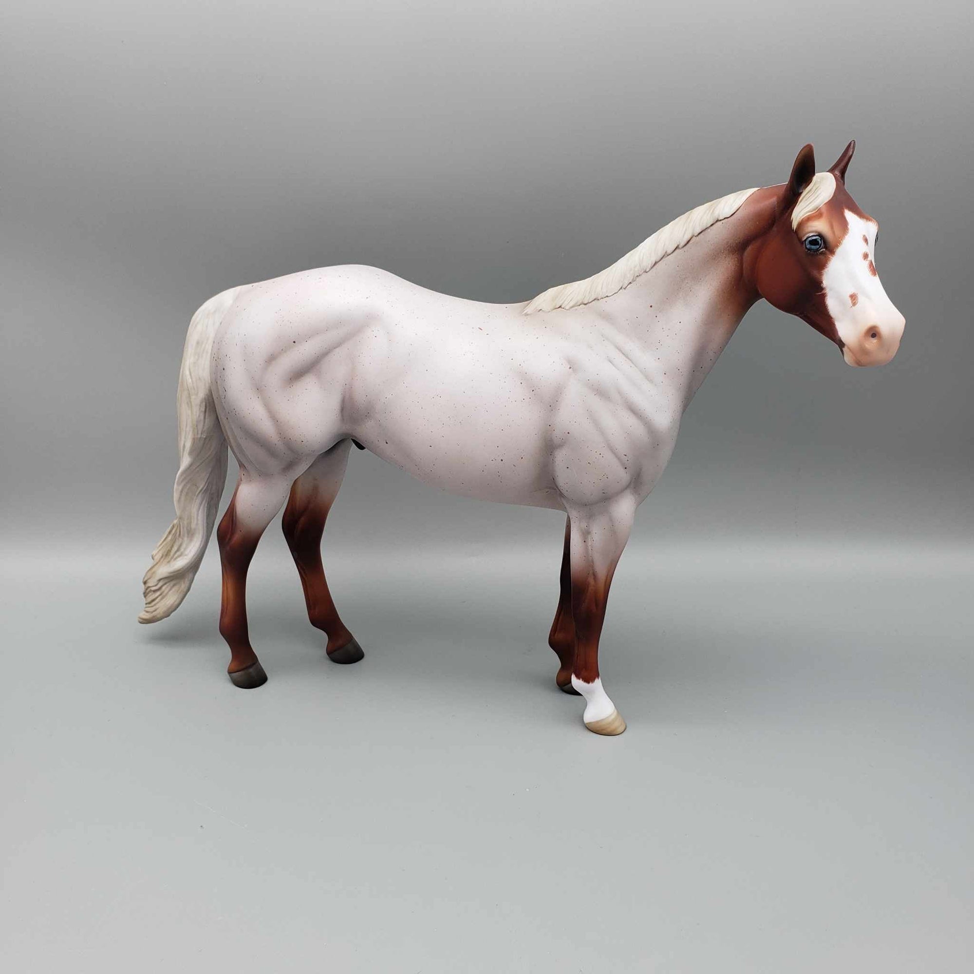 Beef Udon OOAK Strawberry Flaxen Roan ISH by Angela Marleau Holiday Sale HS23