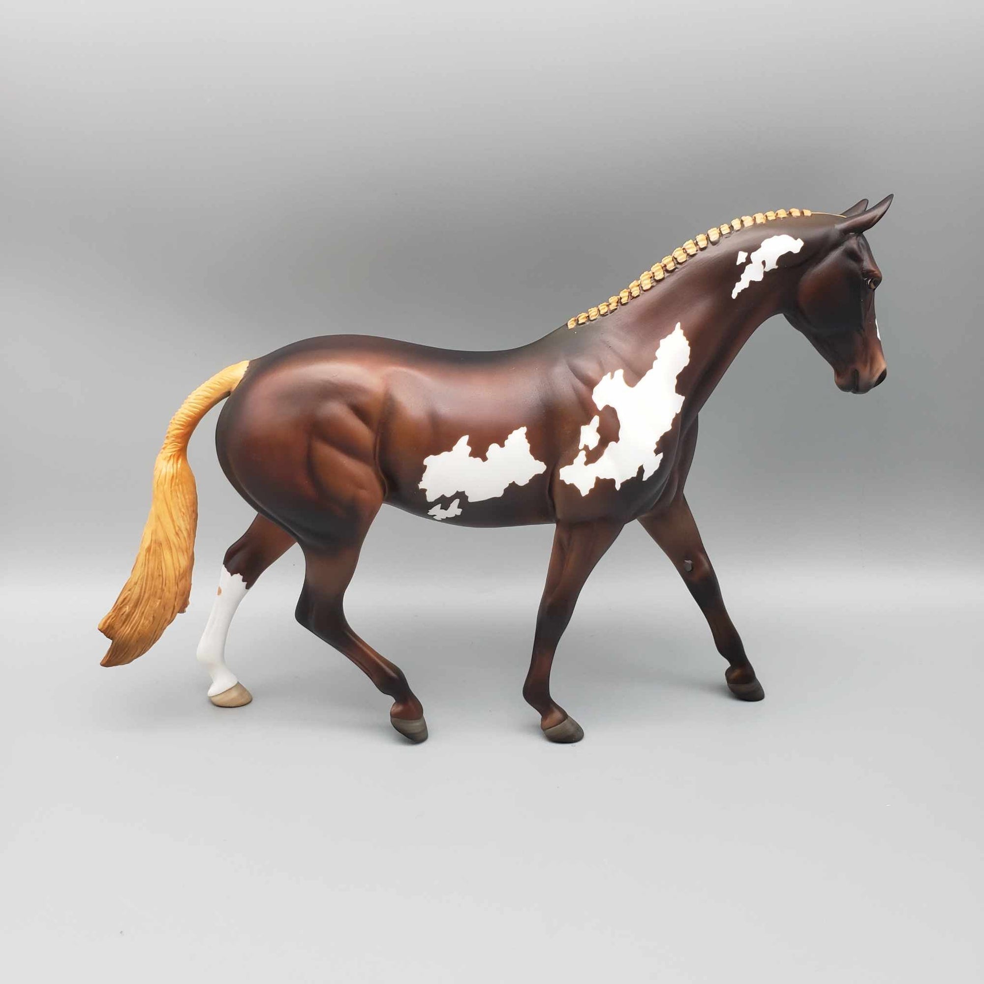 Fireplace OOAK Dark Liver Chestnut Pony By Angela Marleau Holiday Sale HS23