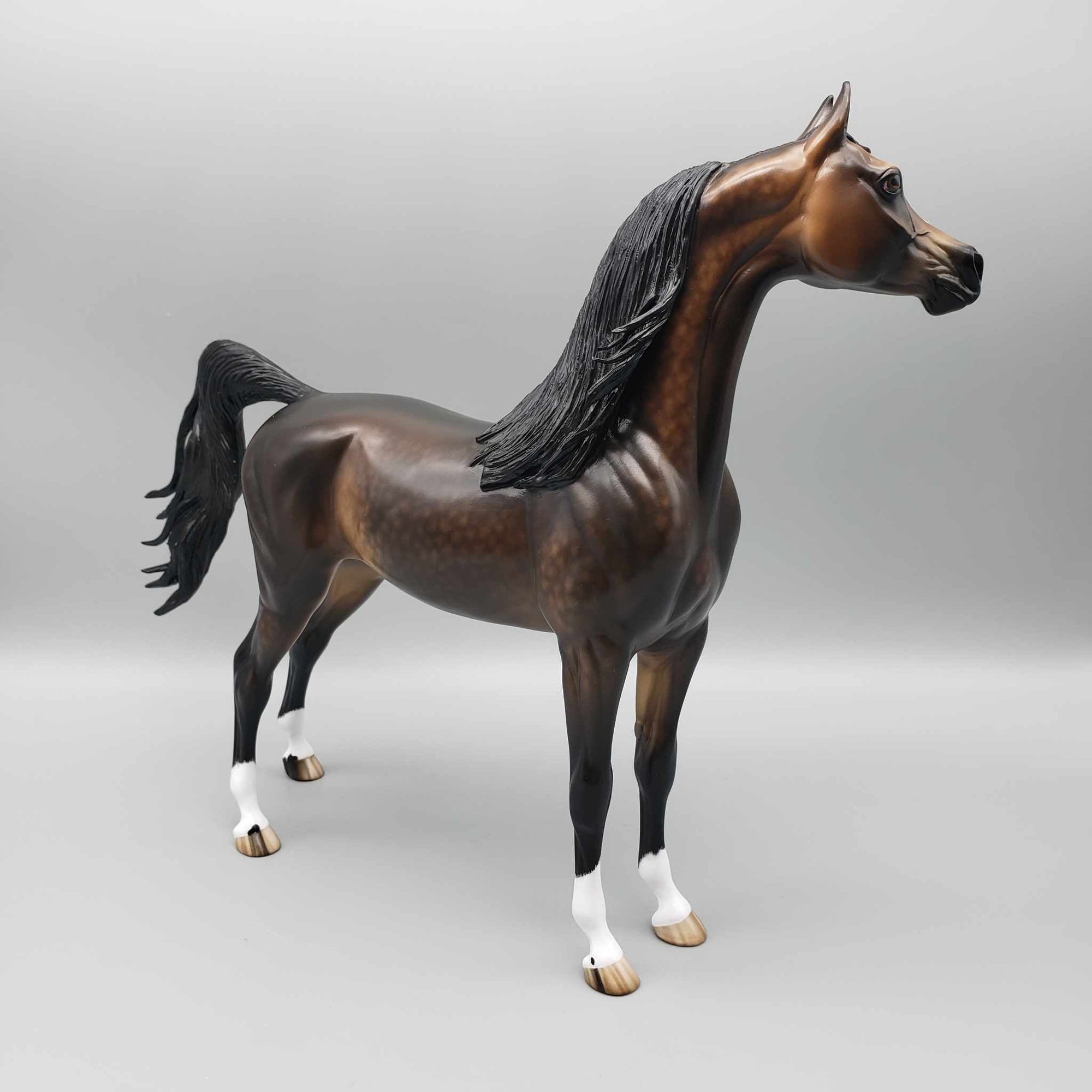 Chocotastic OOAK Dappled Bay Arabian By Sheryl Leisure Best Offers 9/5/23