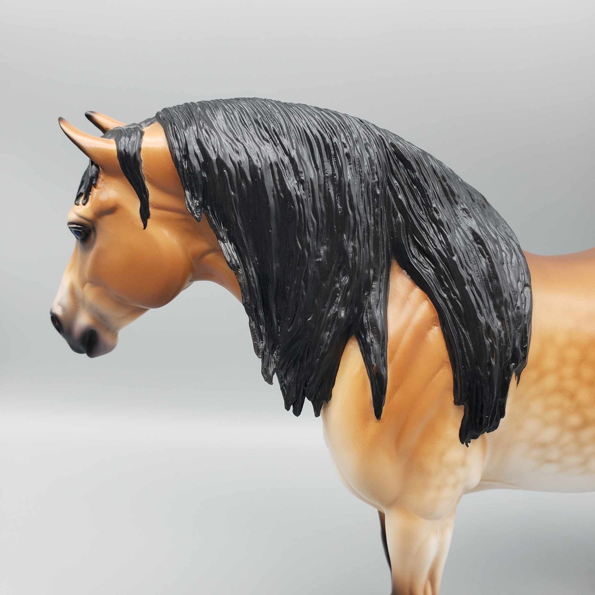 Enola OOAK Dapple Mealy Bay Heavy Draft Mare By Caroline Boydston Best Offer 11/6/23