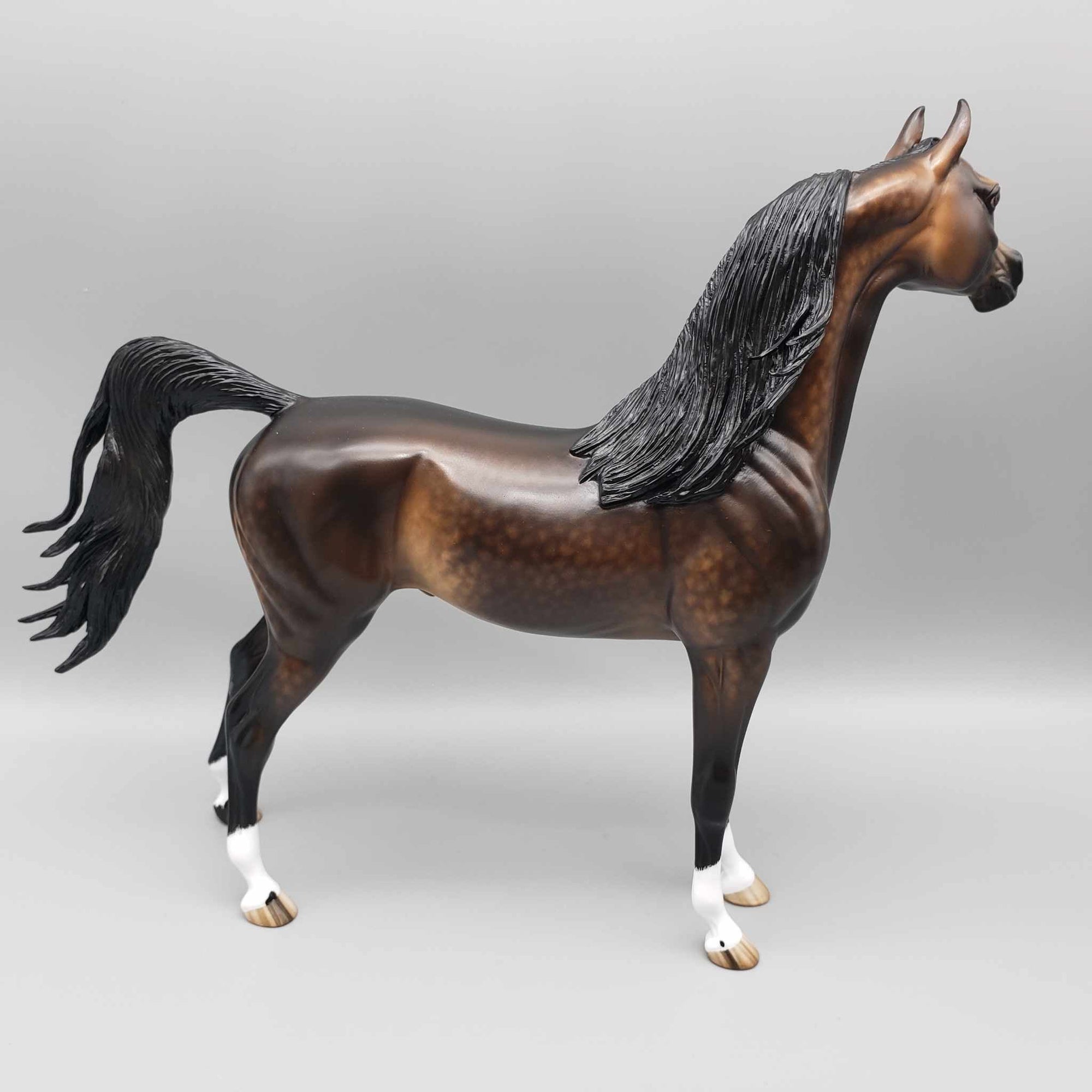 Chocotastic OOAK Dappled Bay Arabian By Sheryl Leisure Best Offers 9/5/23