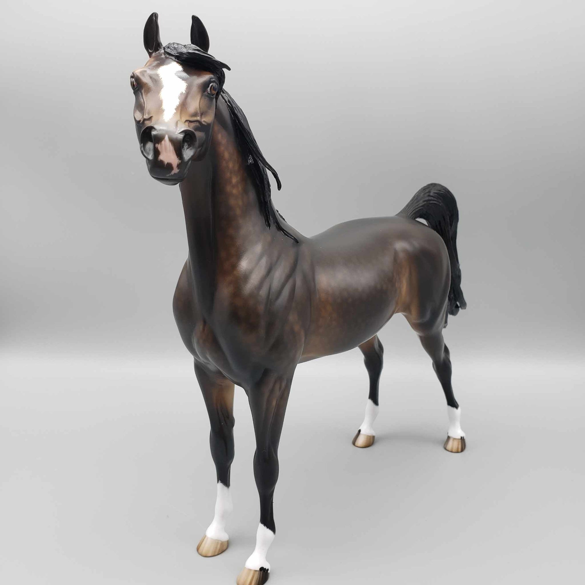 Chocotastic OOAK Dappled Bay Arabian By Sheryl Leisure Best Offers 9/5/23