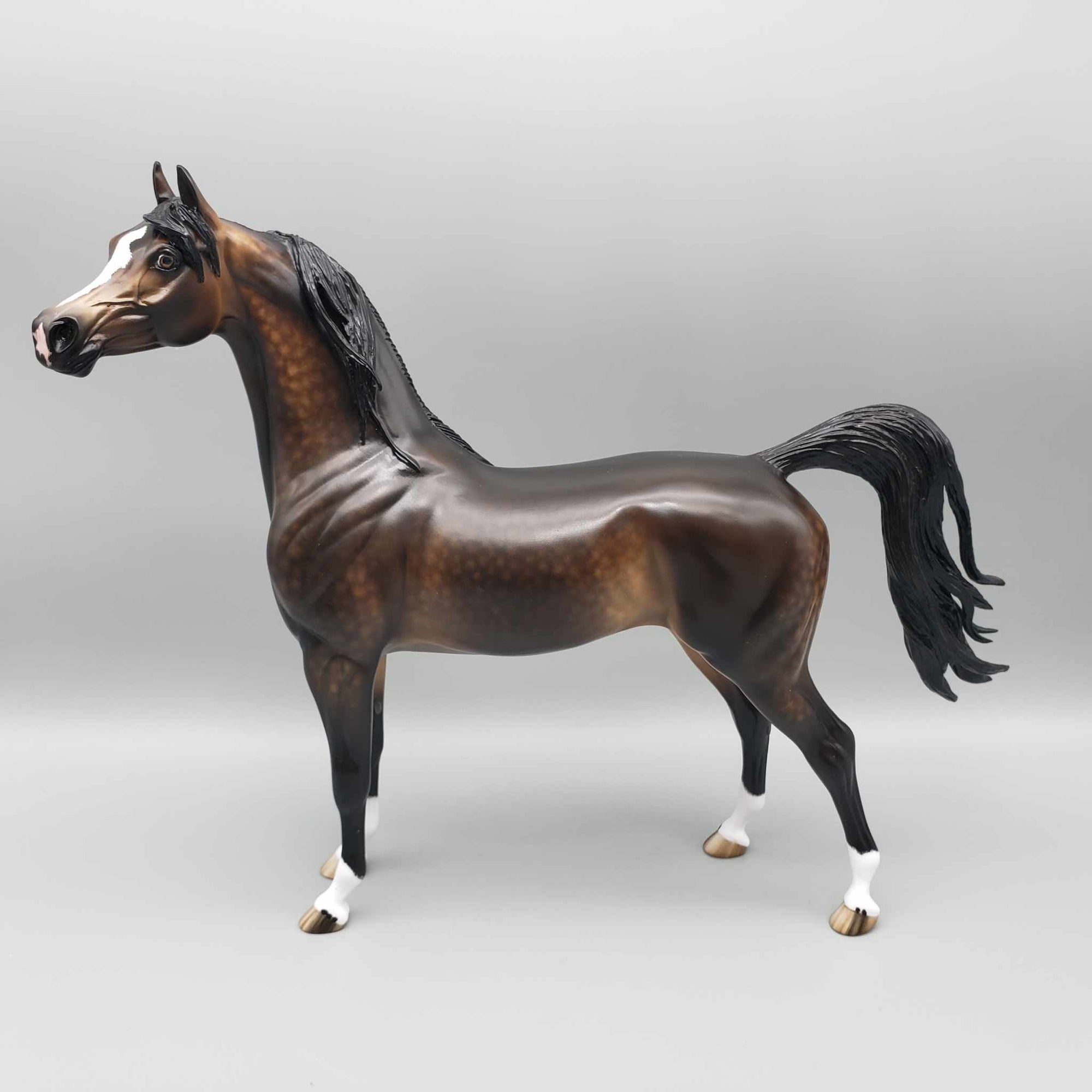 Chocotastic OOAK Dappled Bay Arabian By Sheryl Leisure Best Offers 9/5/23