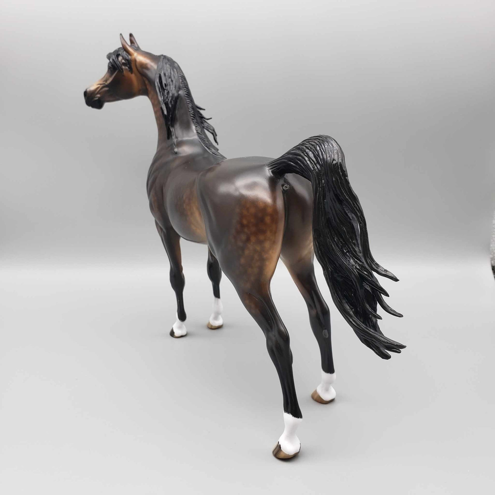 Chocotastic OOAK Dappled Bay Arabian By Sheryl Leisure Best Offers 9/5/23