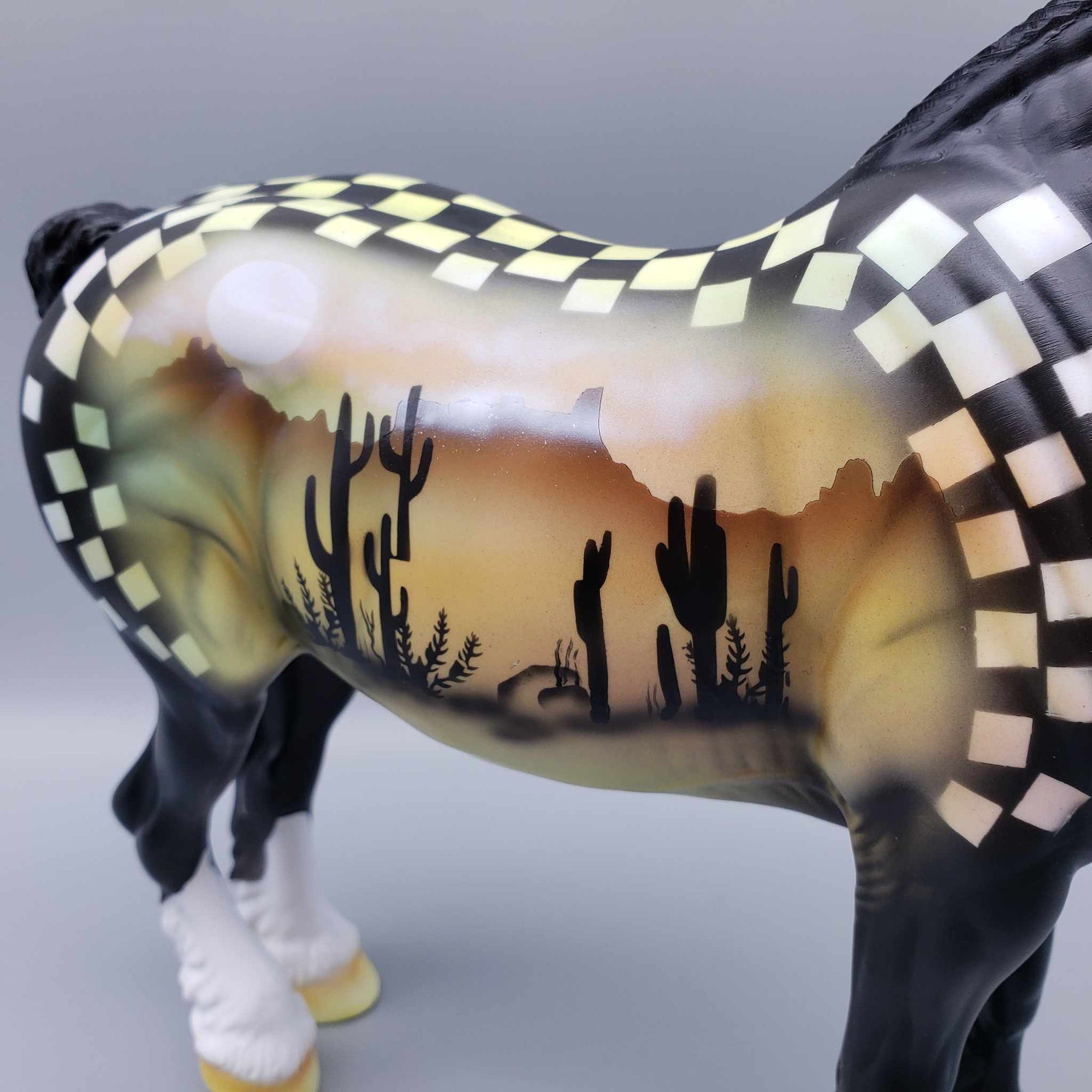 Dakar Rally OOAK Deco Heavy Draft By Dawn Quick Fall Facebook Auction 9/23