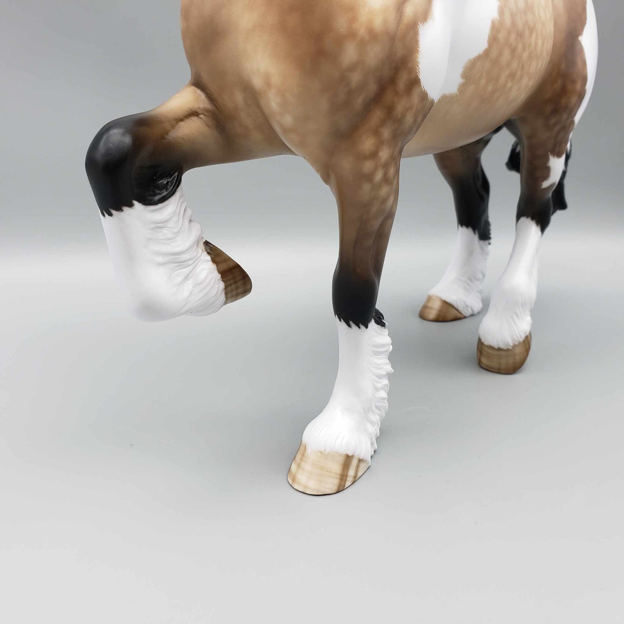 Evervess OOAK Buckskin Tobiano Trotting Drafter By Sheryl Leisure Best Offers 9/11/23