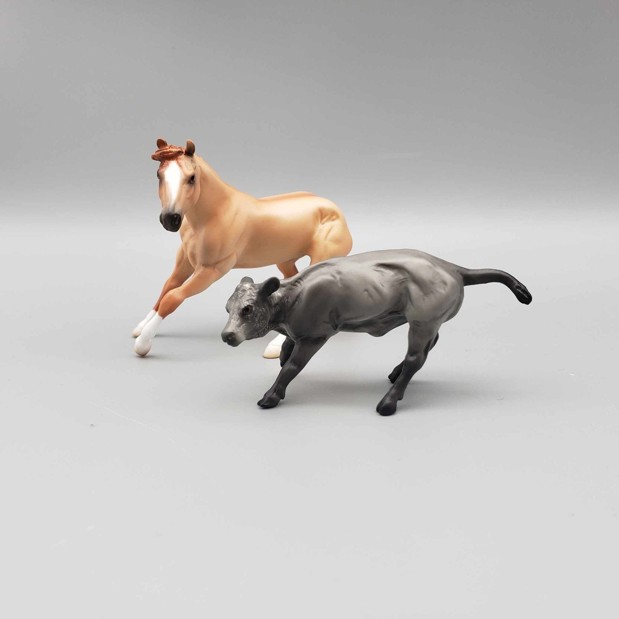 Ala and Bama OOAK Red Dun Cutter Chip AND Grey Calf Chip SET By Angela Marleau Fall Into Autumn Random Drop Sale 9/23