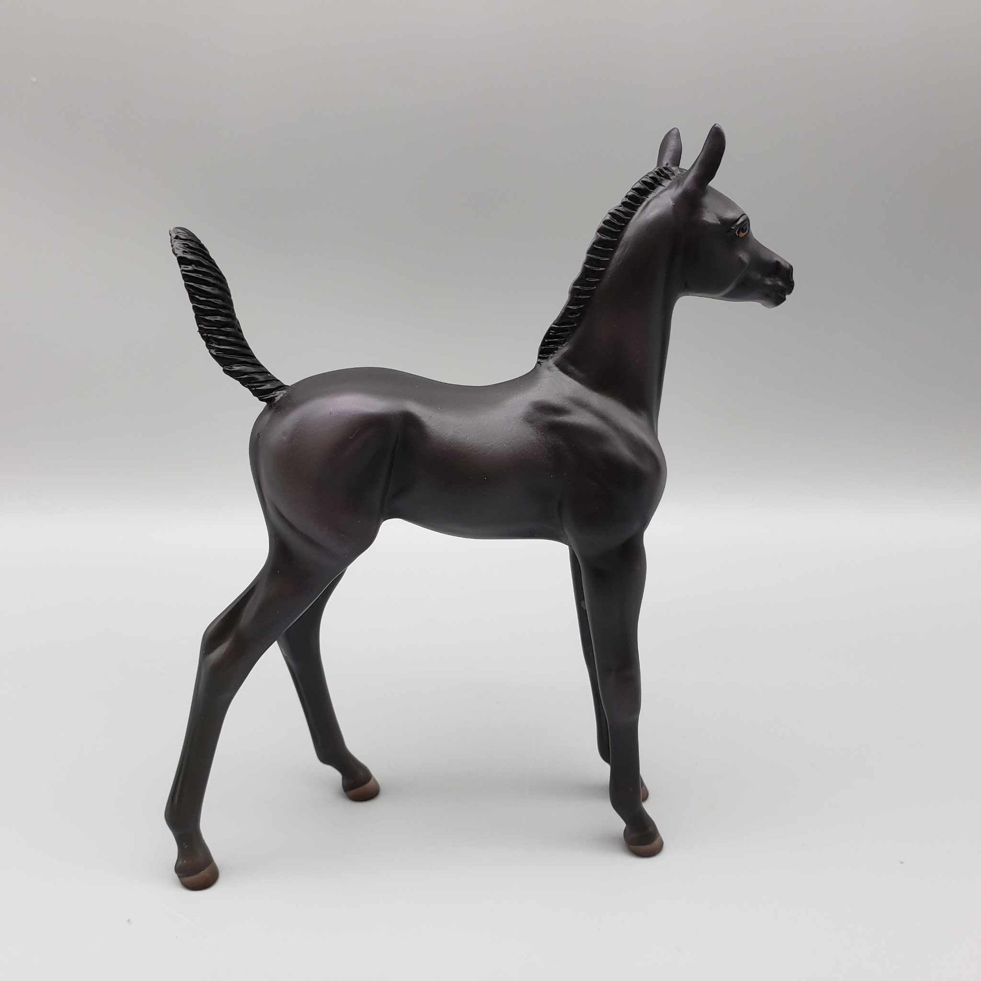 Button OOAK Black with Purple Accents Arab Foal by Ashley Palmer Fall Into Autumn Random Drop Sale 9/23