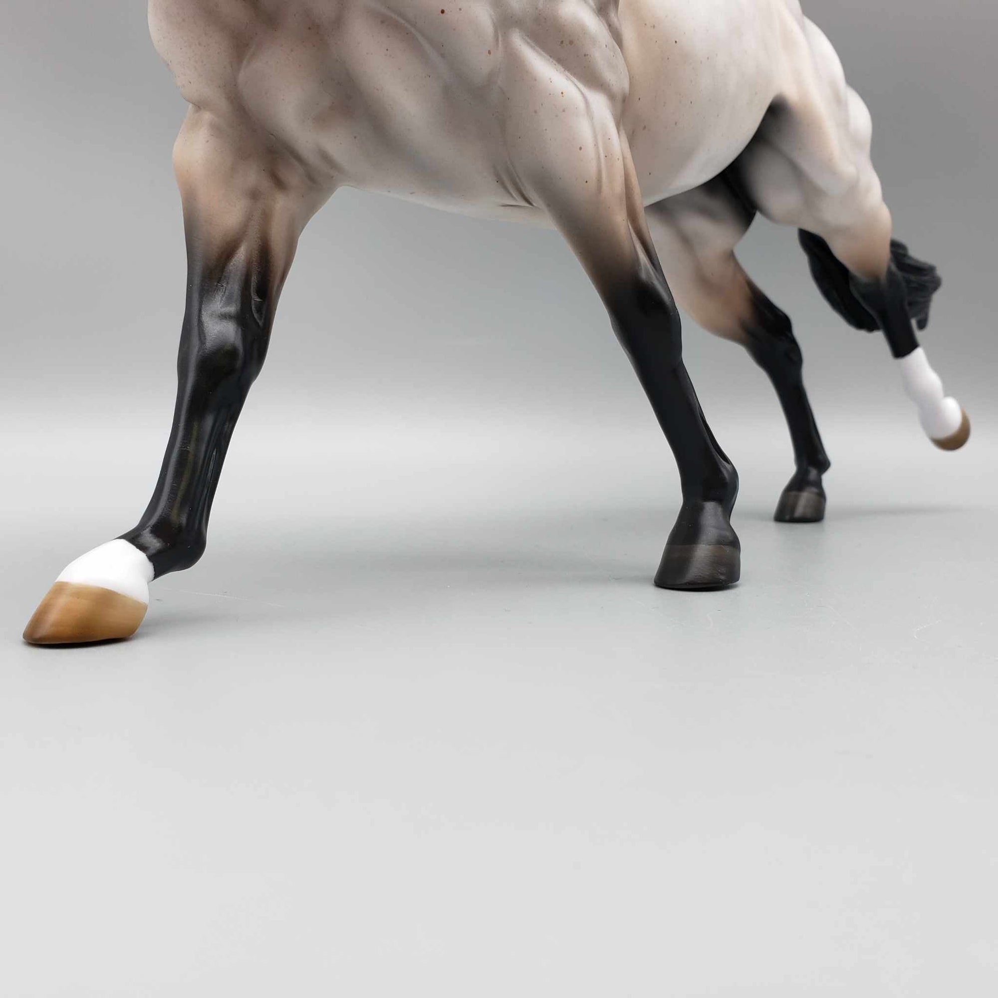 Jasmine OOAK Bay Roan Running Stock Horse By Angela Marleau Fall Into Autumn Random Drop Sale 9/23