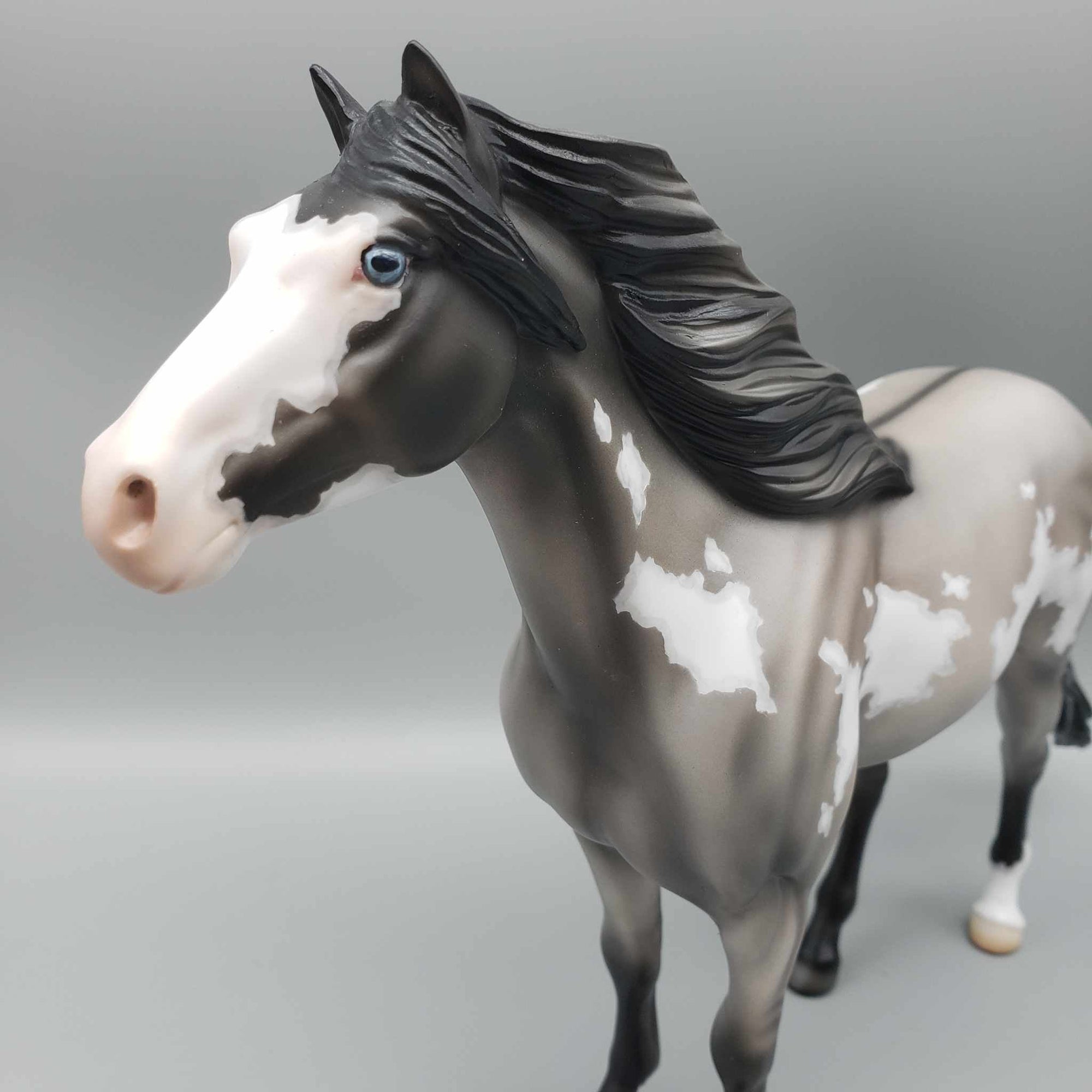 A Break In The Storm OOAK Grulla Overo Mustang By Jess Hamill Holiday Sale HS23