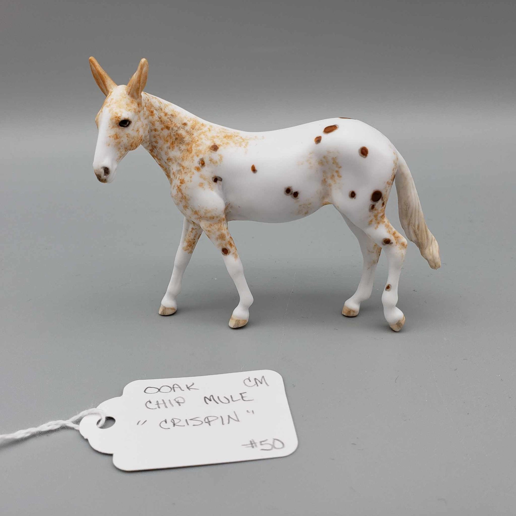 Crispin OOAK Custom Mule Chip by Andrea Thomason Fall Facebook Auction 9/23