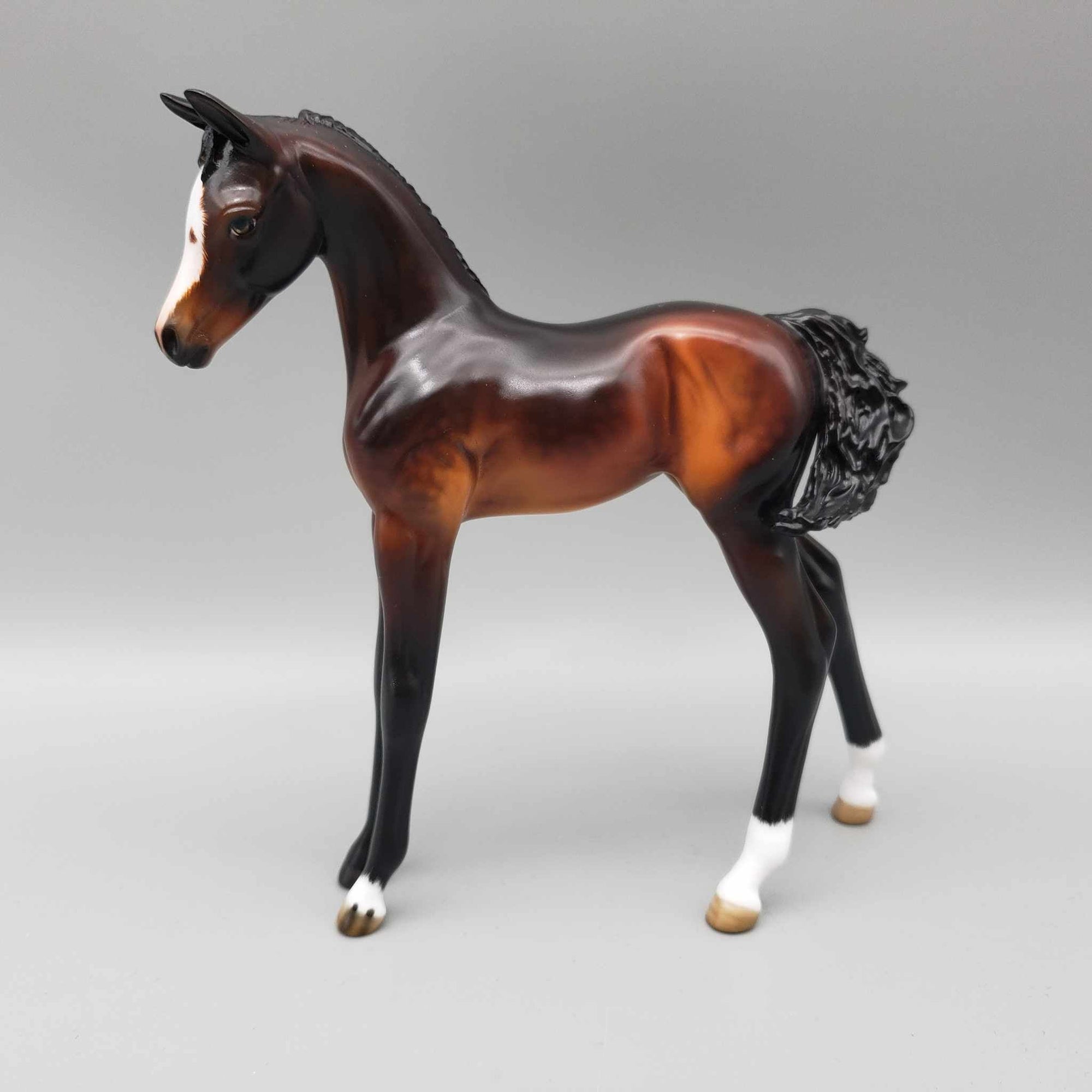 Croissant OOAK Dappled Seal Bay Arab Foal By Angela Marleau Best Offers 9/25/23