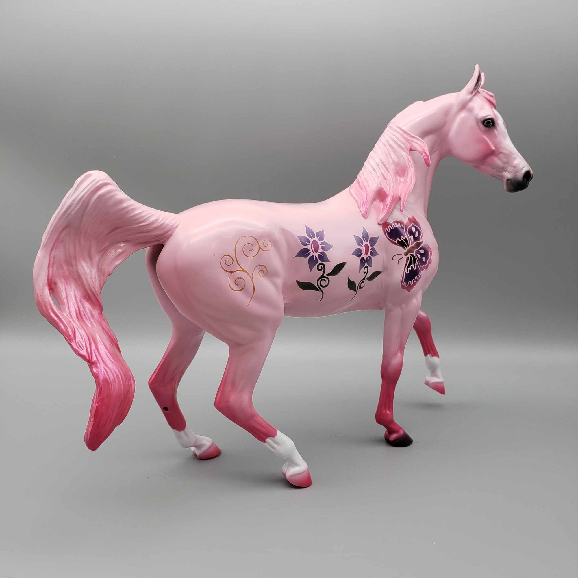 GLOSSY Flutterby Pink OOAK Deco Arab Mare By Dawn Quick Fall Into Autumn Random Drop Sale 9/23