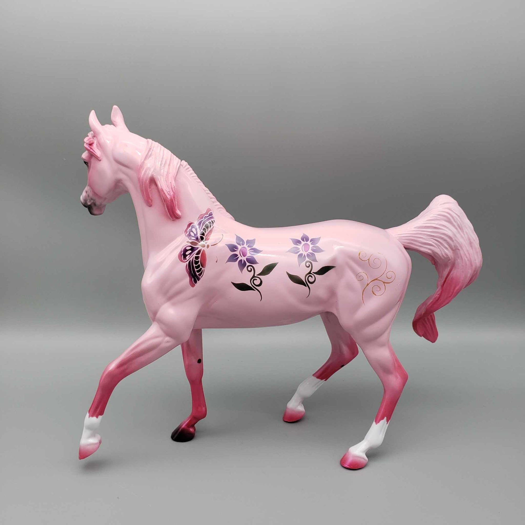 GLOSSY Flutterby Pink OOAK Deco Arab Mare By Dawn Quick Fall Into Autumn Random Drop Sale 9/23