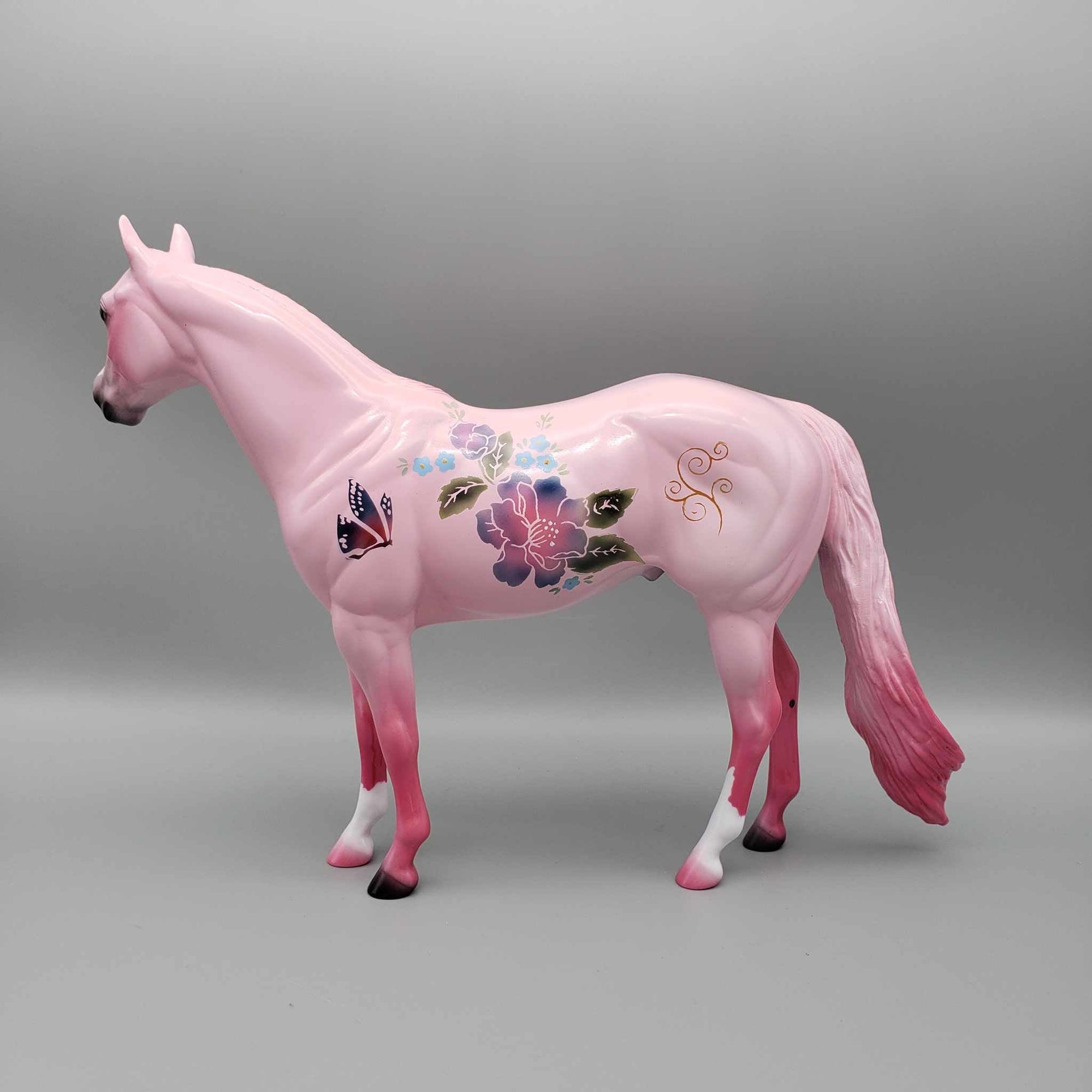 GLOSSY A Bouquet of Spring OOAK Pink Deco ISH By Dawn Quick Fall Into Autumn Random Drop Sale 9/23