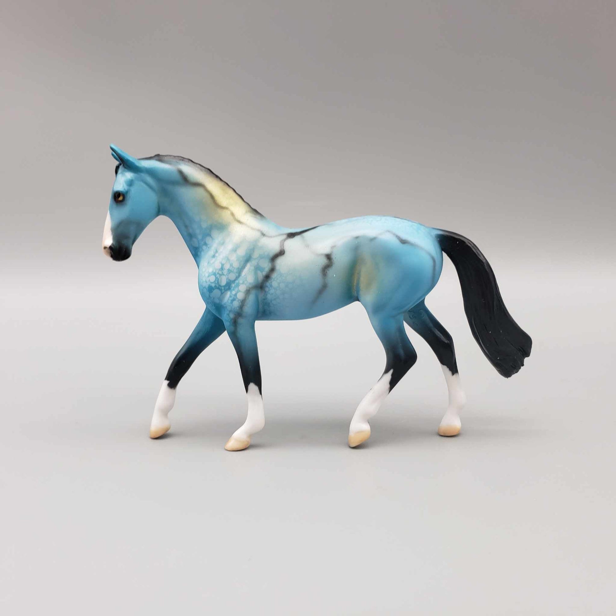 Heidi OOAK Deco Turquoise Warmblood Chip By Dawn Quick Fall Into Autumn Random Drop Sale 9/23
