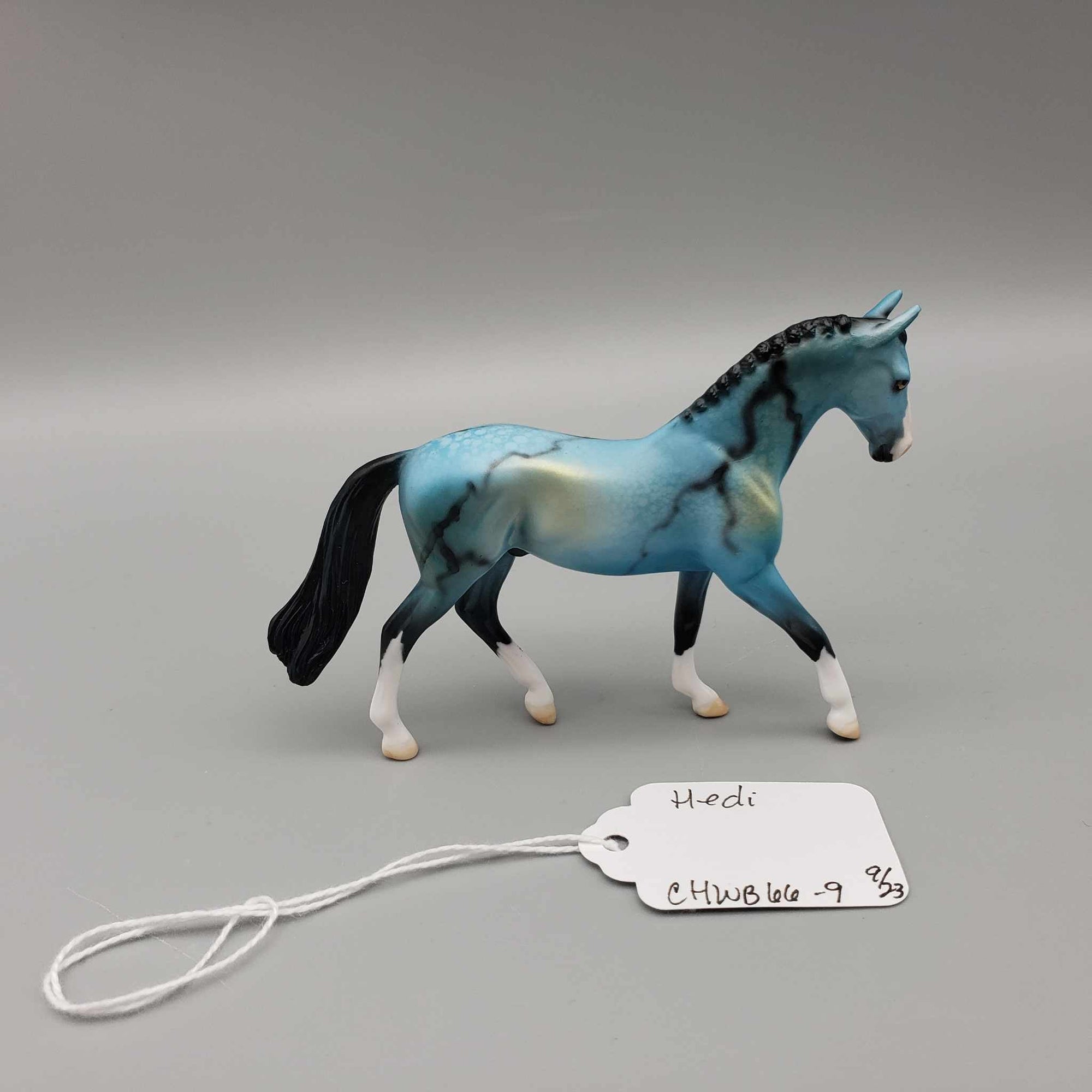 Heidi OOAK Deco Turquoise Warmblood Chip By Dawn Quick Fall Into Autumn Random Drop Sale 9/23