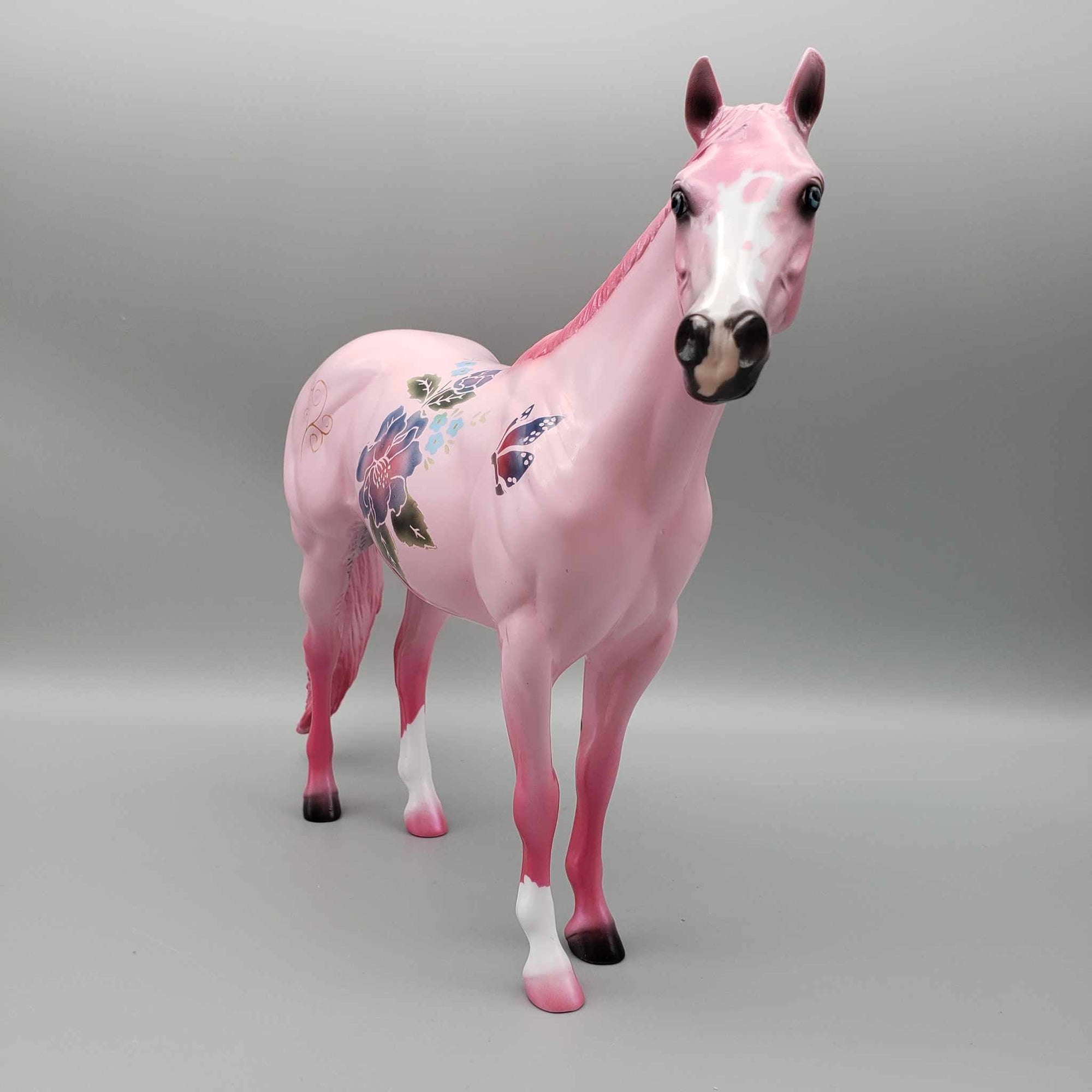 GLOSSY A Bouquet of Spring OOAK Pink Deco ISH By Dawn Quick Fall Into Autumn Random Drop Sale 9/23