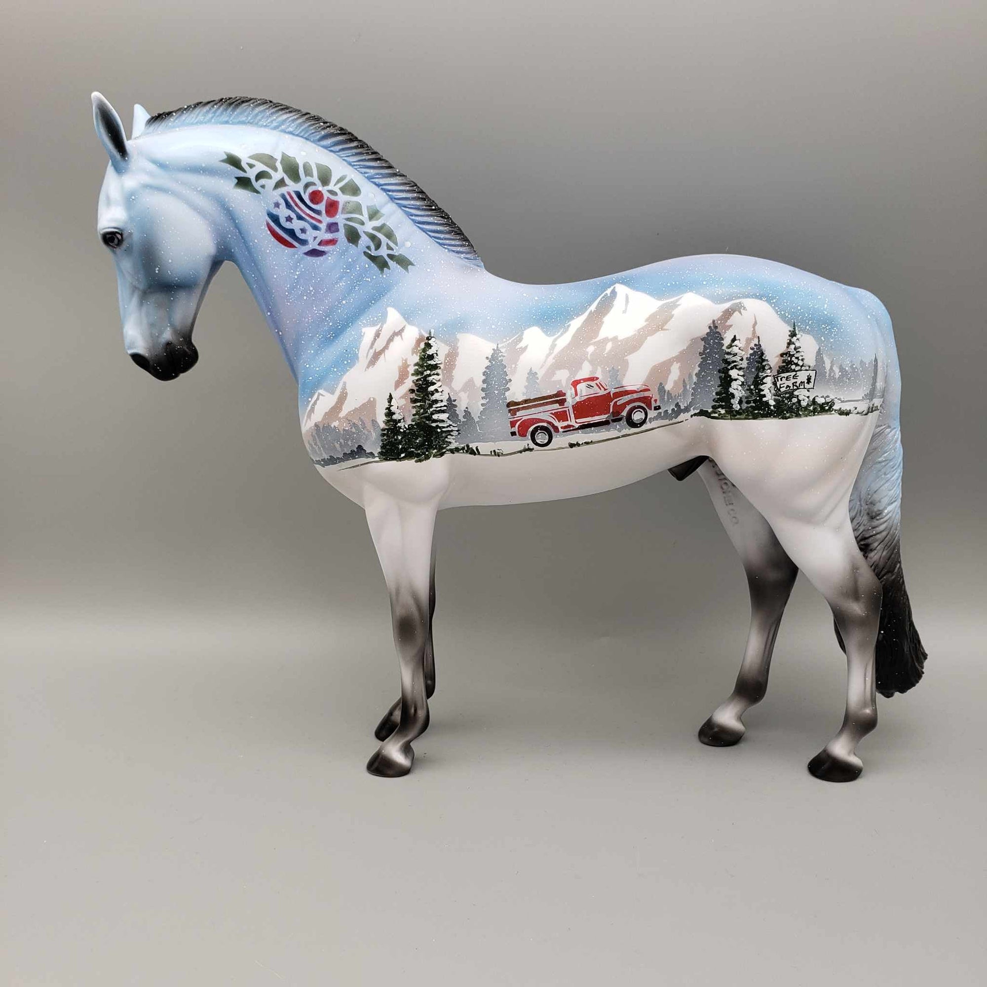 Christmas Tree Tradition OOAK Deco Andalusian By Dawn Quick Fall Facebook Auction 11/23