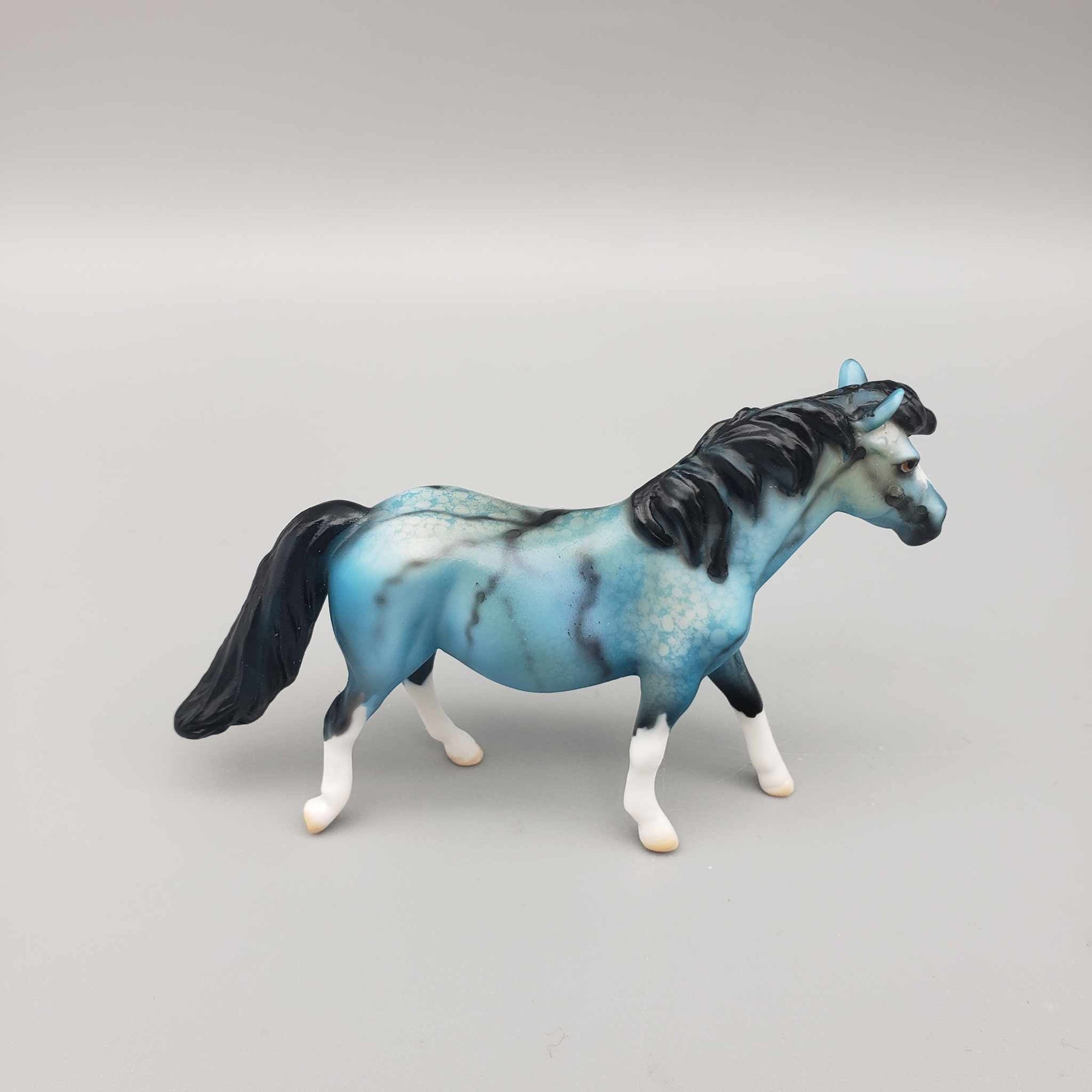 Farida OOAK Turquoise Pony Chip By Dawn Quick Facebook Auction Fall Into Autumn Random Drop Sale 9/23