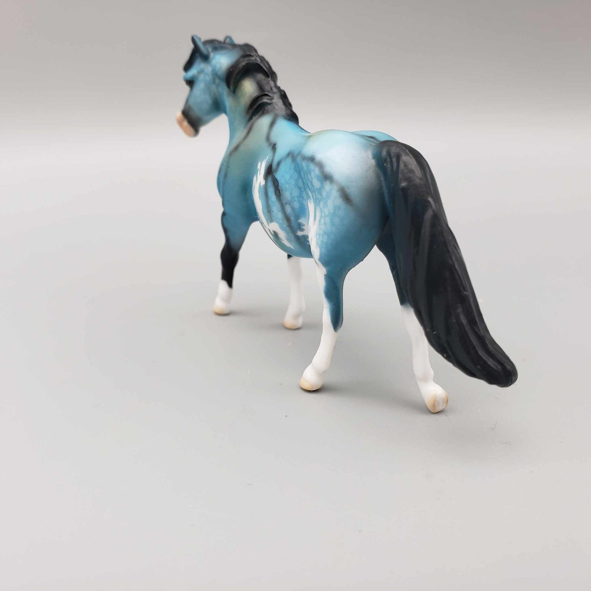 Halah OOAK Turquoise Pony Chip By Dawn Quick Facebook Auction Fall Into Autumn Random Drop Sale 9/23