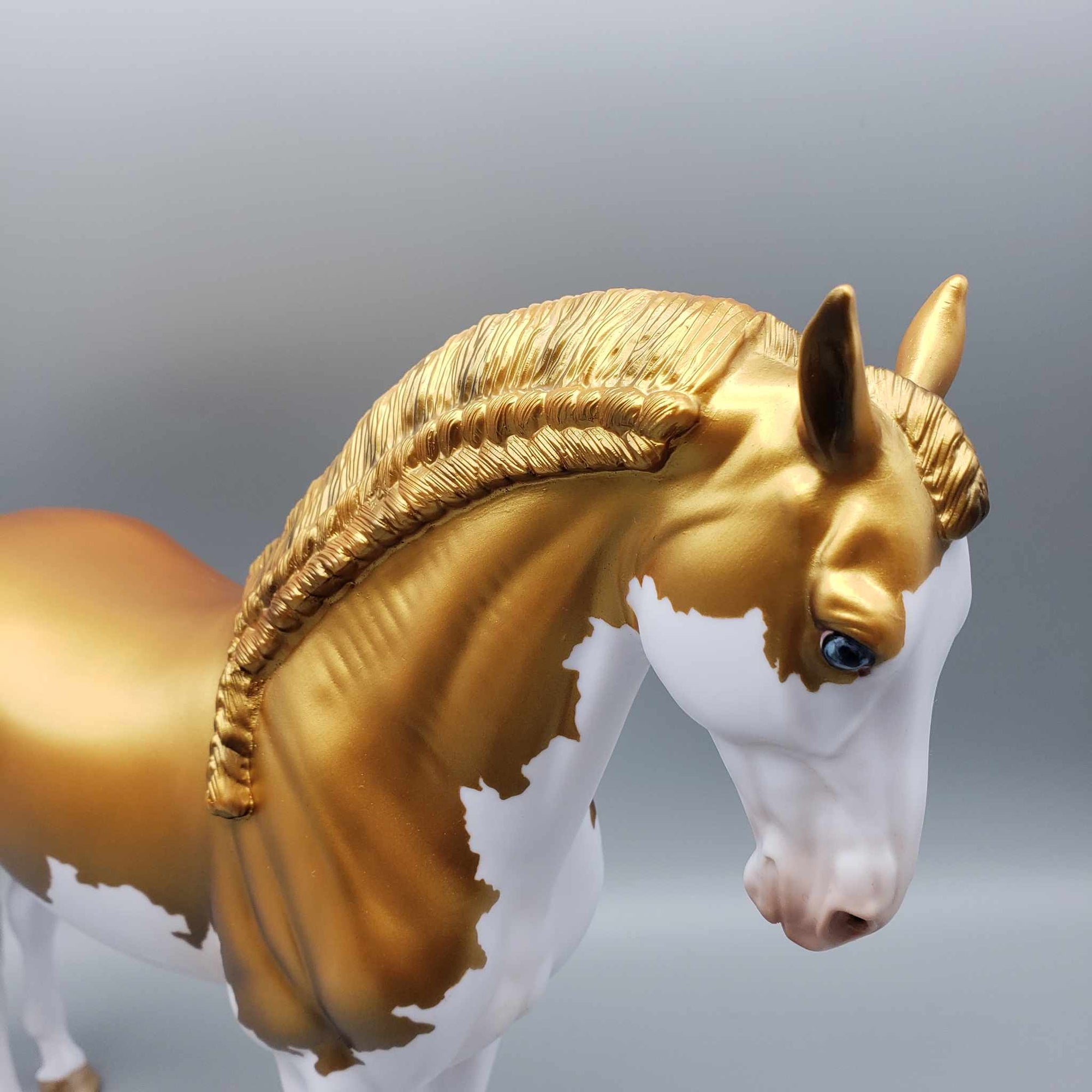 Golden Wishes OOAK Gold Deco Andalusian By Angela Marleau New Year Sales Collection NY23