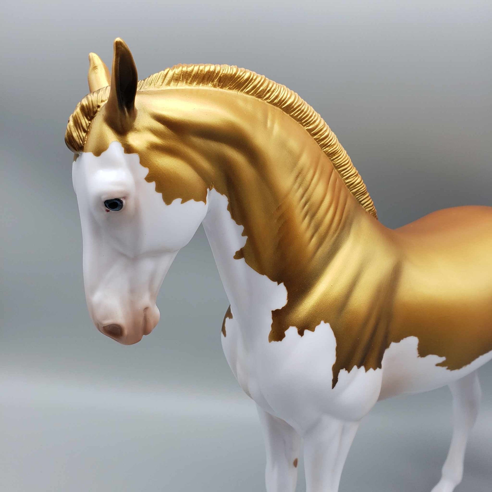 Golden Wishes OOAK Gold Deco Andalusian By Angela Marleau New Year Sales Collection NY23