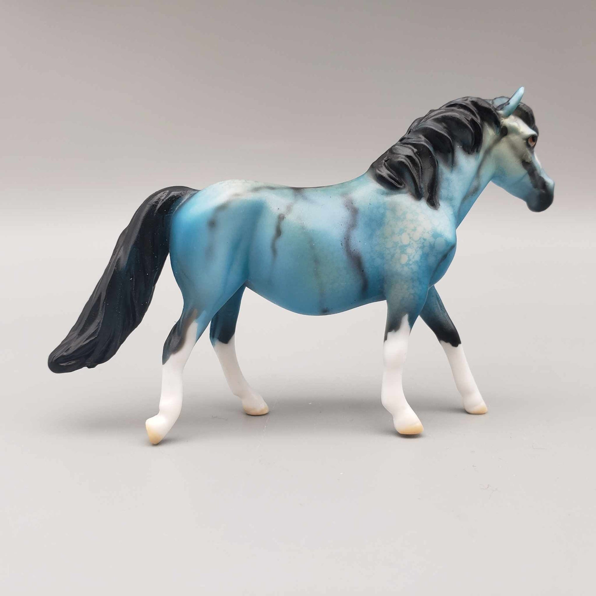 Farida OOAK Turquoise Pony Chip By Dawn Quick Facebook Auction Fall Into Autumn Random Drop Sale 9/23