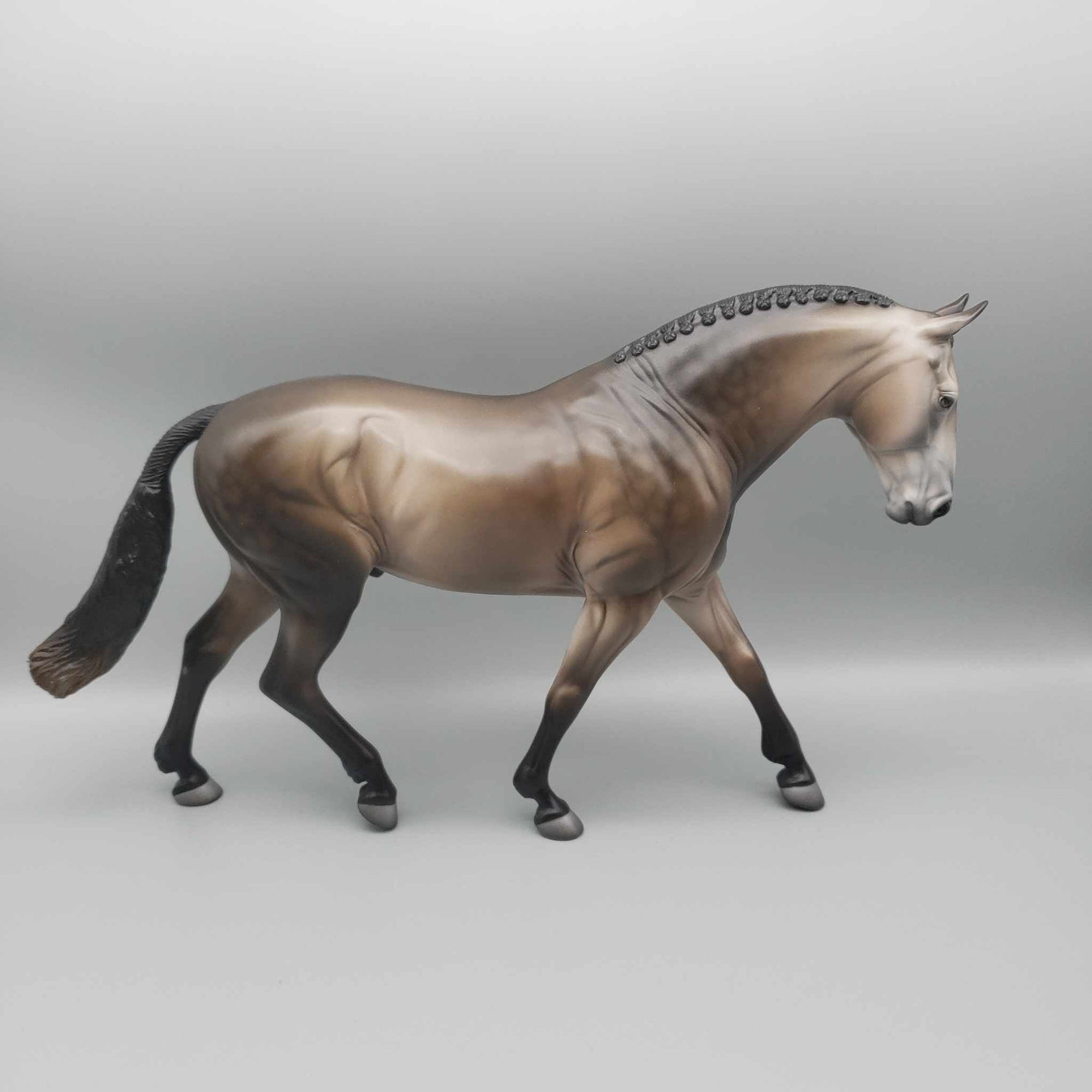 Donner OOAK Dappled Sooty Buckskin Irish Draft By Jess Hamill Holiday Sale HS23