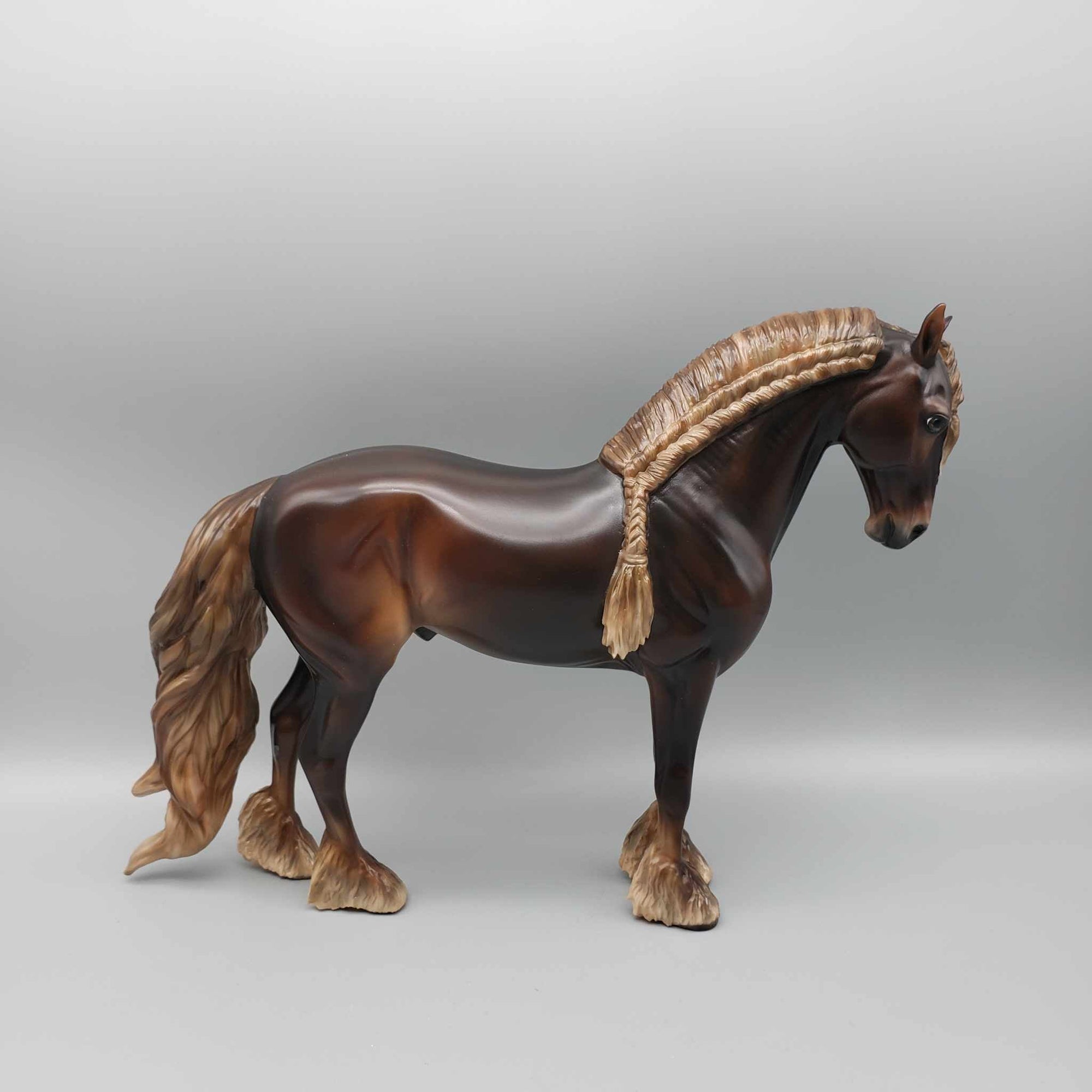 Flickering Firelight OOAK Chestnut Friesian Andalusian By Ashley Palmer Holiday Best Offers 12/11/23