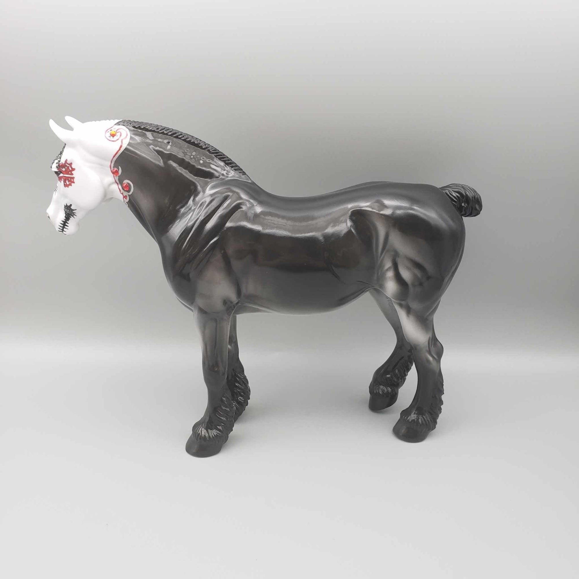 Black Widow OOAK Sugar Skull Heavy Draft By Dawn Quick Facebook Auction Fall Into Autumn Random Drop Sale 9/23