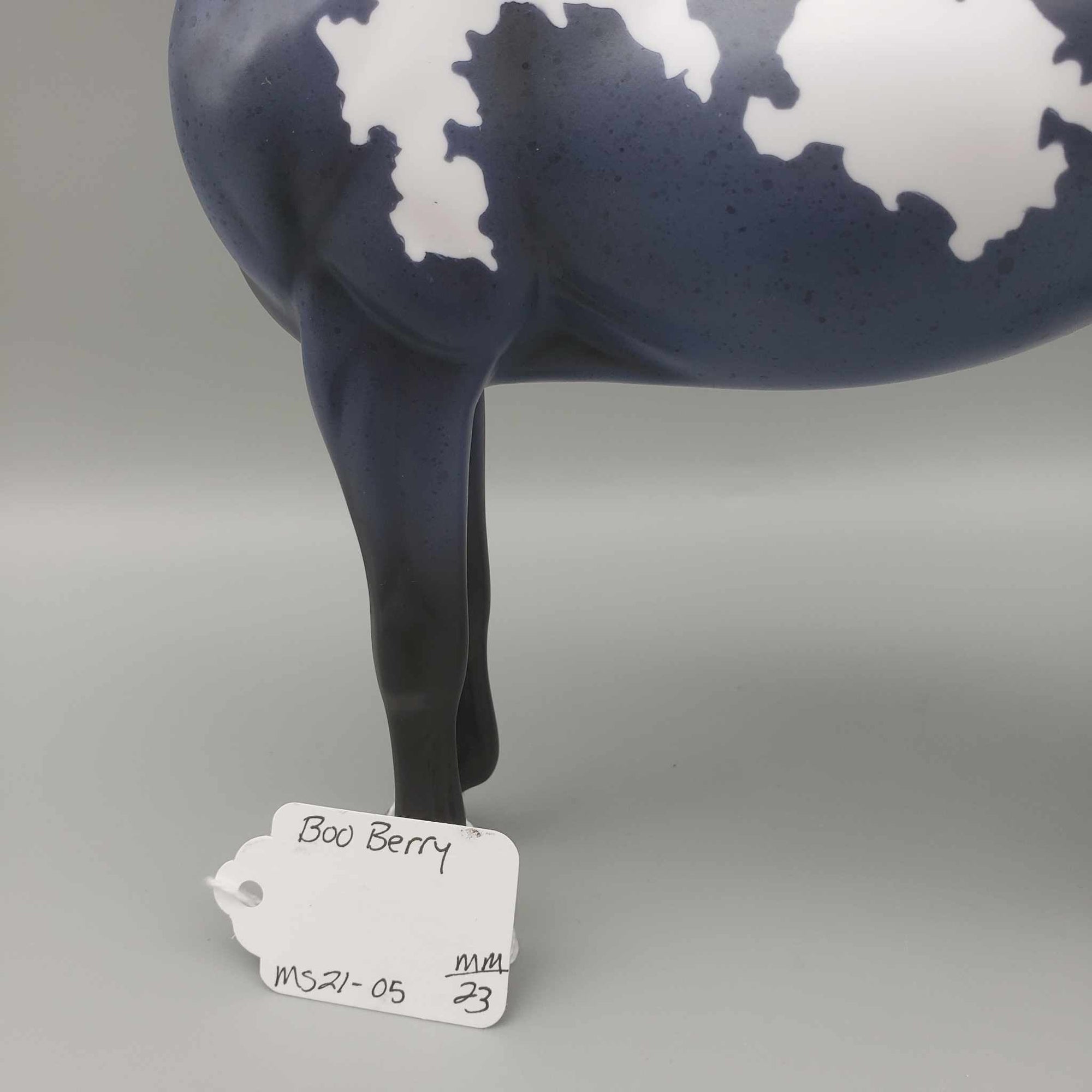 Boo Berry OOAK Halloween Deco Blue Roan Overo Morgan By Angela Marleau Moonlight Madness 2023 MM23