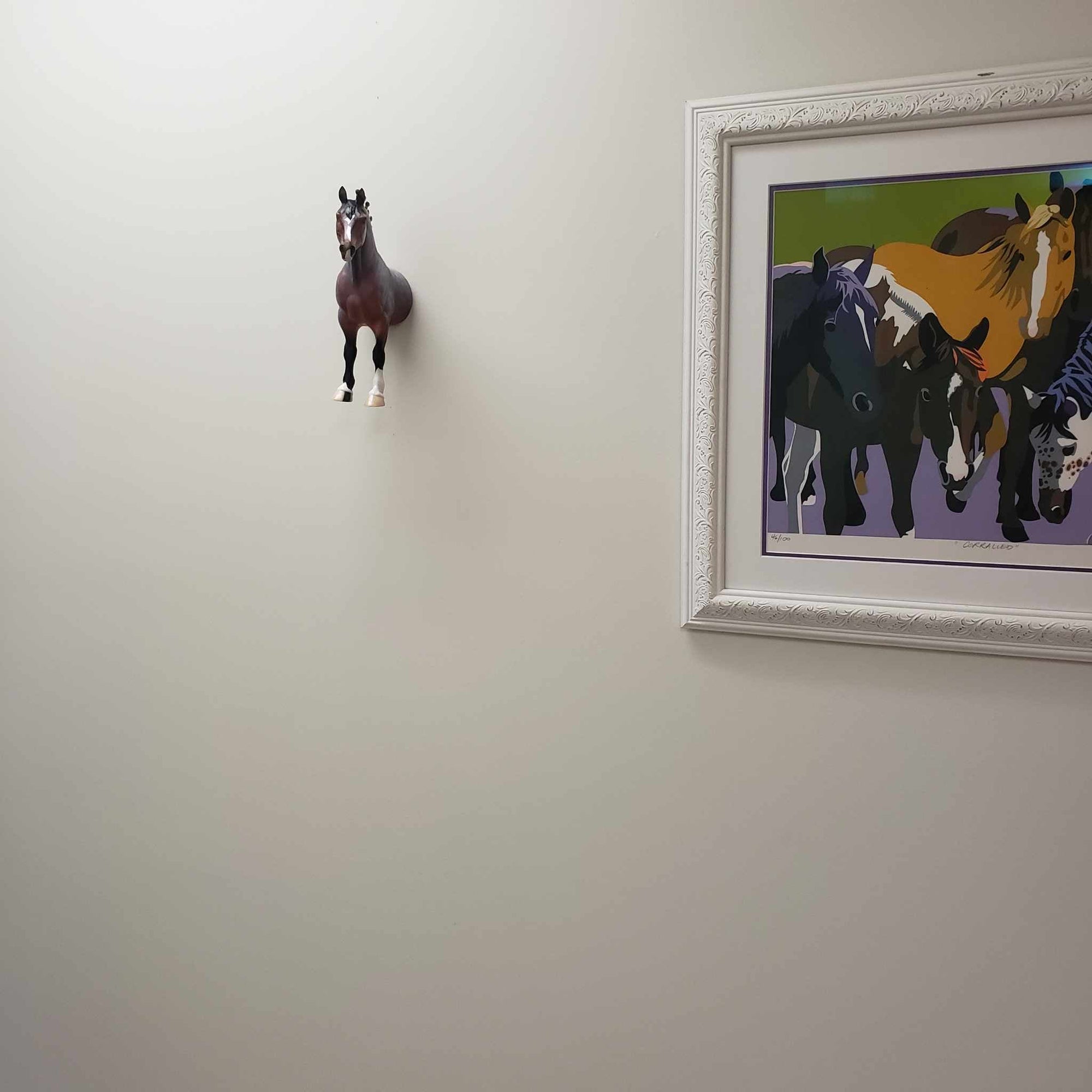 Ha' Penny OOAK Half Standing Draft Wall Decor By Ellen Robbins FALL FACEBOOK AUCTION Moonlight Madness 2023 MM23