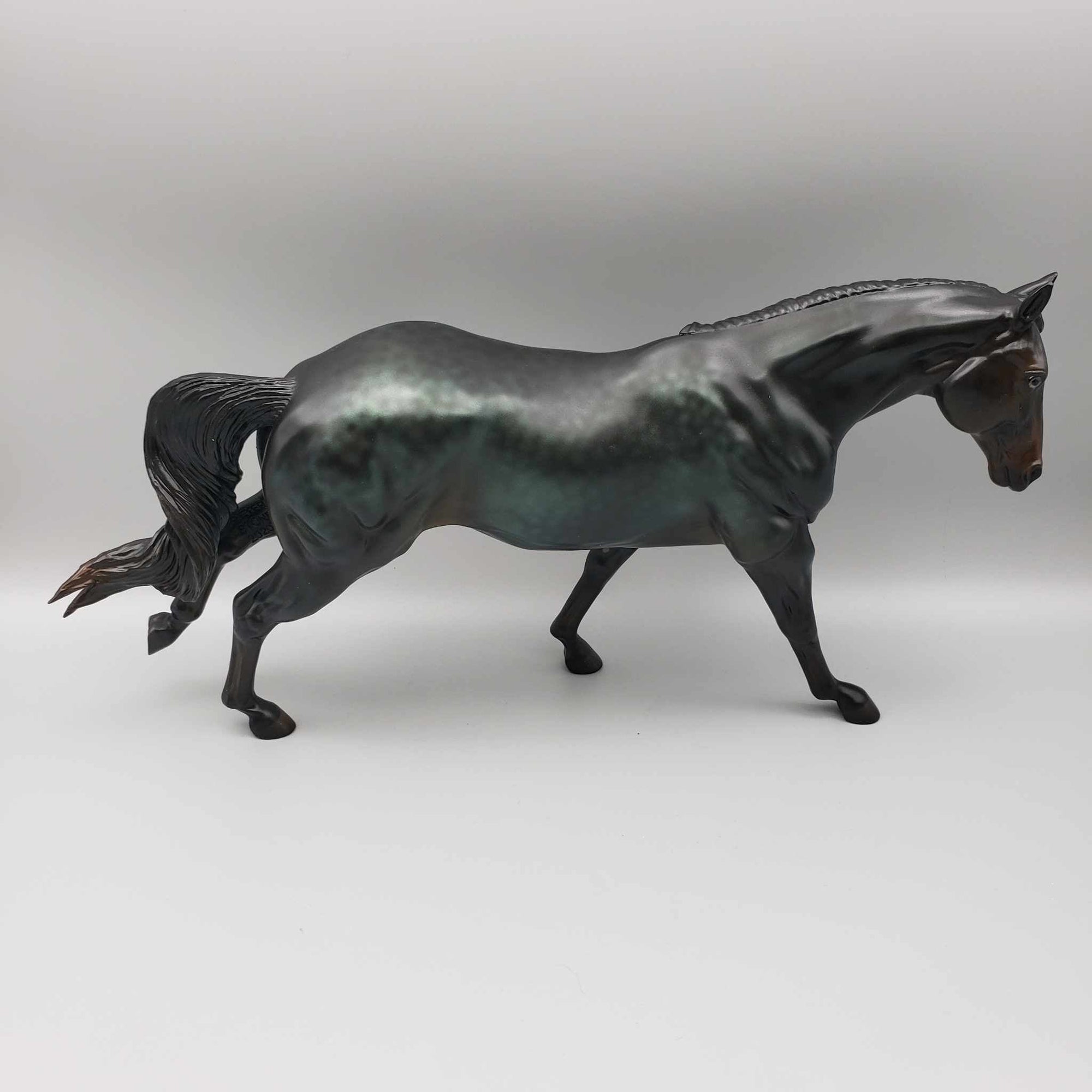 Bog Beast OOAK Halloween Deco Green Dappled Remington By Jess Hamill MM23