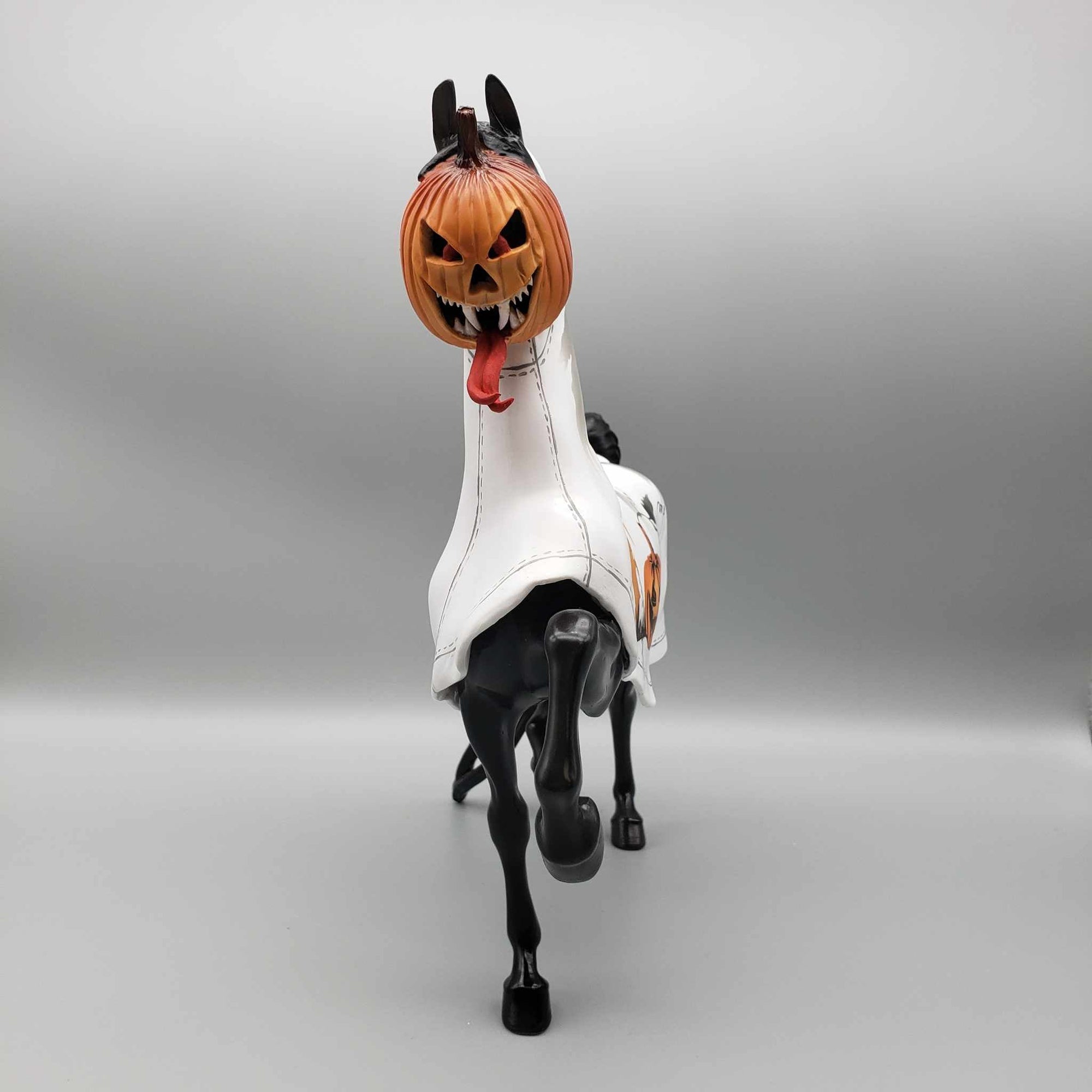 Haunted Harvest OOAK Ghost Sheet Pumpkin Masked Decorator Saddlebred By Dawn Quick BEST OFFER Moonlight Madness 2023 MM23