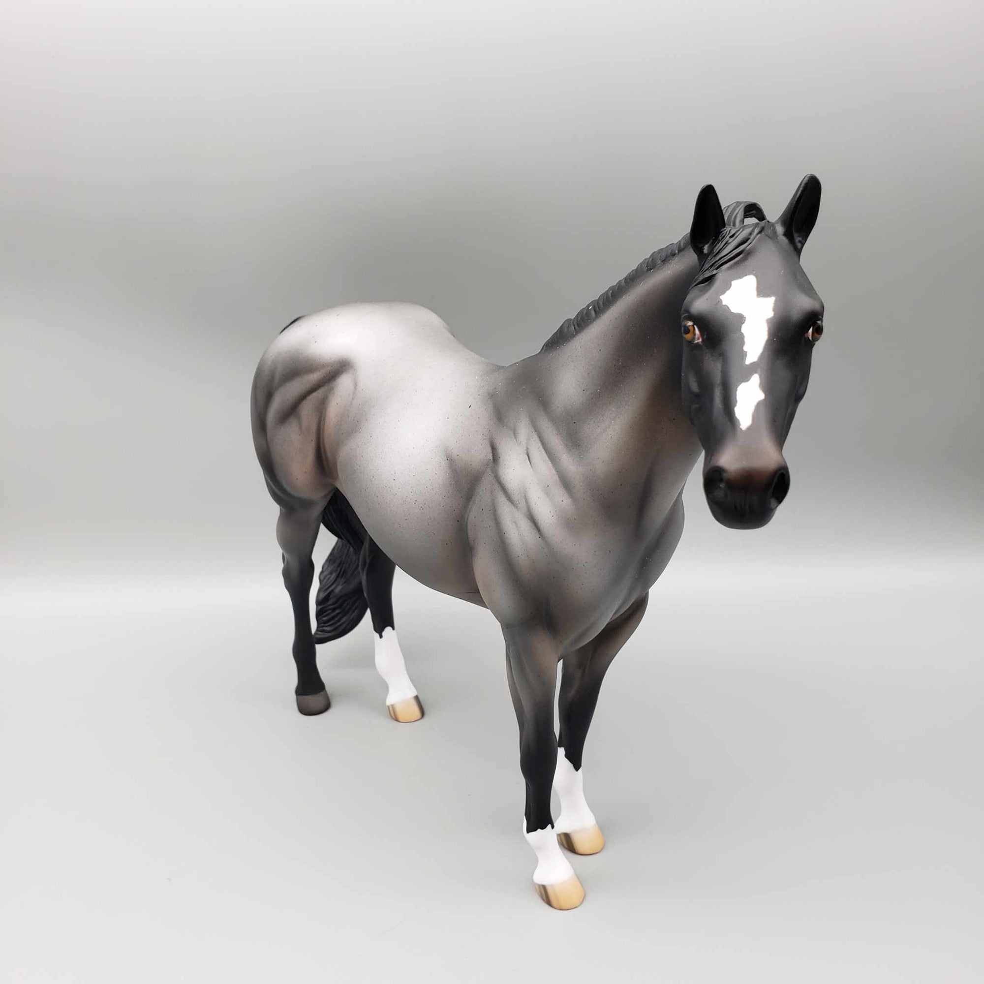 Adelmo OOAK Halloween Deco Blue Roan w/Blacklight ISH By Jess Hamill Moonlight Madness 2023 MM23