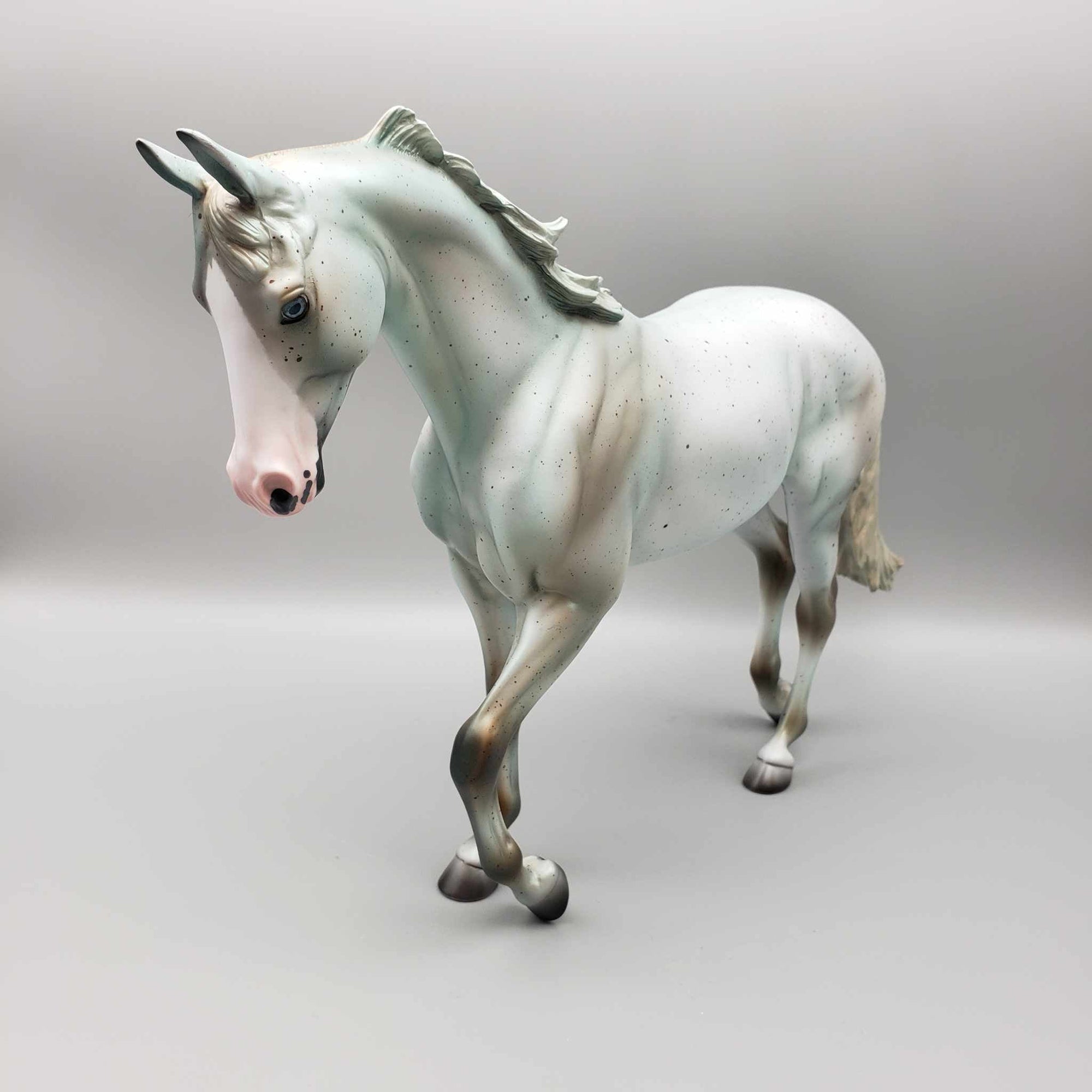 Wheatley OOAK Halloween Deco Light Mint Green Roan Thoroughbred By Ashley Palmer Moonlight Madness 2023 MM23