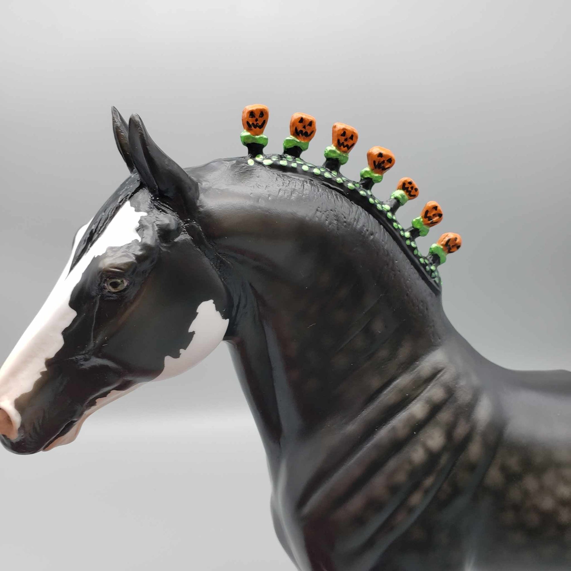 Dullahan OOAK Dapple Black Half Standing Drafter Wall Decor By Jess Hamill Moonlight Madness 2023 MM23