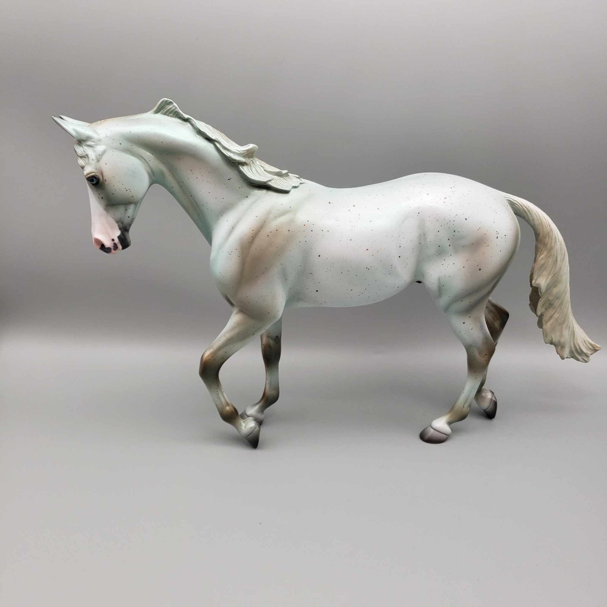 Wheatley OOAK Halloween Deco Light Mint Green Roan Thoroughbred By Ashley Palmer Moonlight Madness 2023 MM23