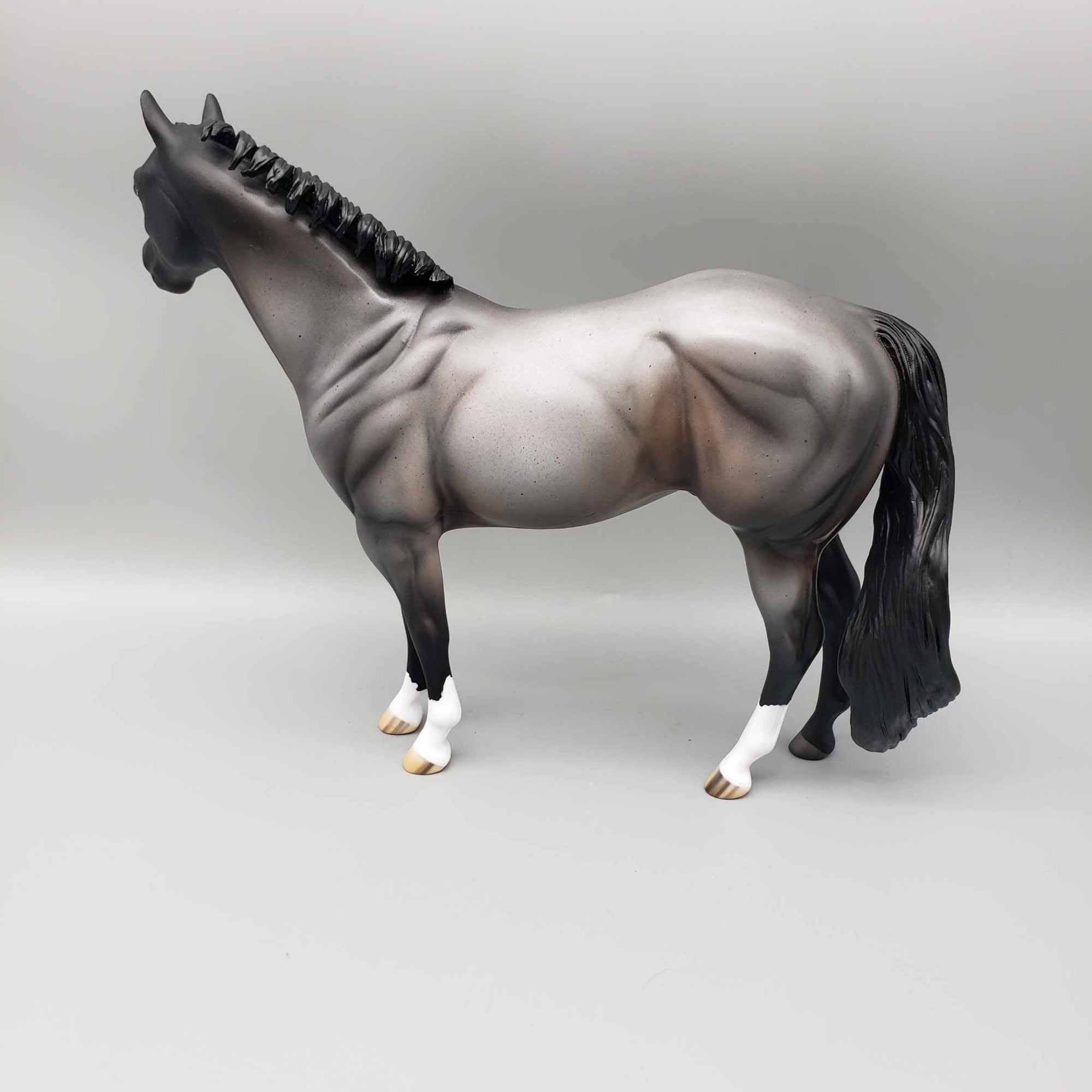 Adelmo OOAK Halloween Deco Blue Roan w/Blacklight ISH By Jess Hamill Moonlight Madness 2023 MM23