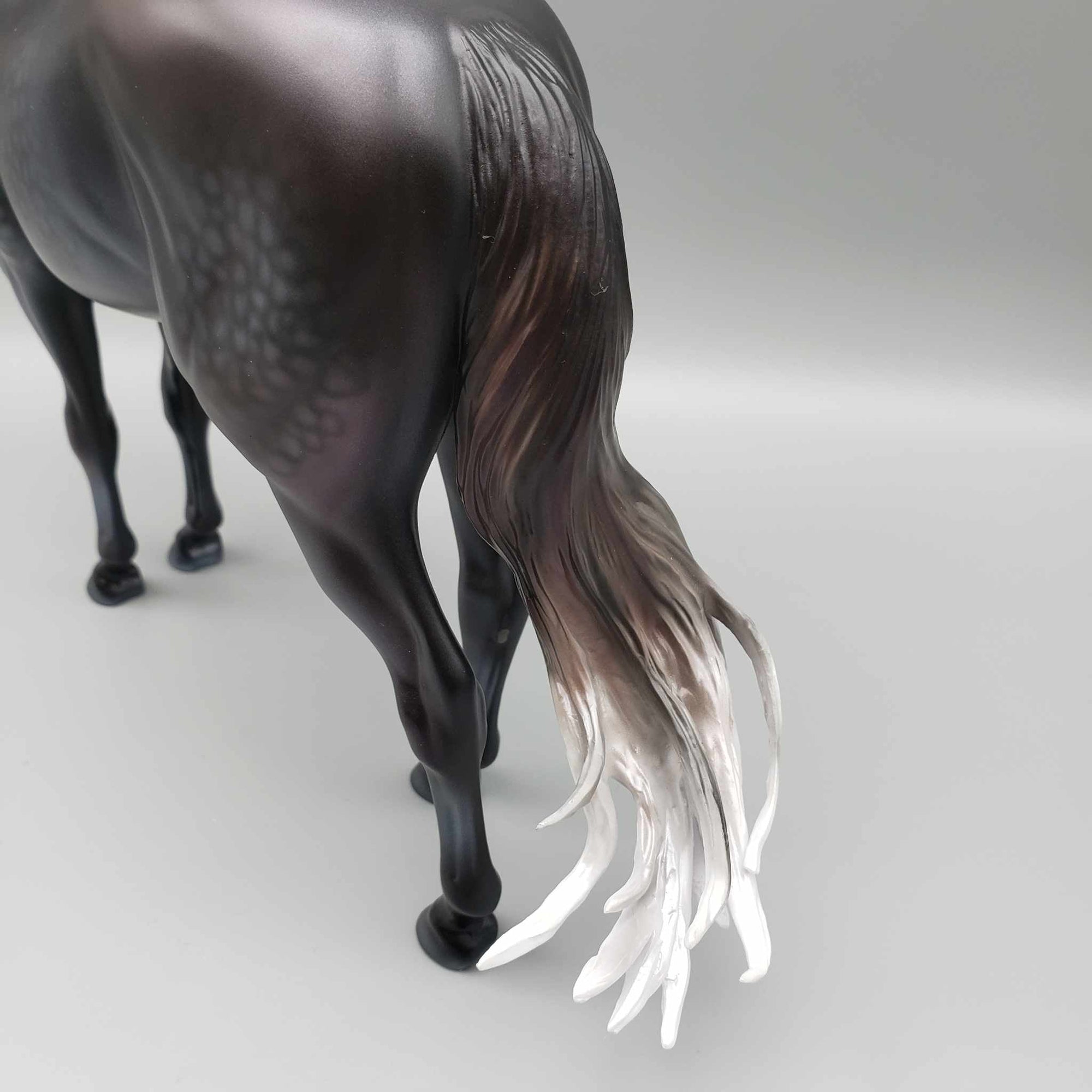 Luna del Cazardor OOAK Dappled Black Going Grey Andalusian By Carrie Keller BEST OFFER Moonlight Madness 2023 MM23