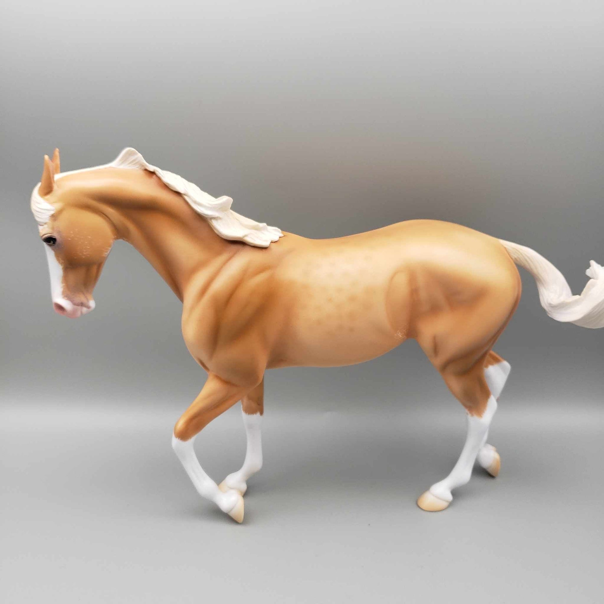 Golden Dragon OOAK Reverse Dapple Gold Champagne Etched Sabino Thoroughbred By Ashley Palmer Moonlight Madness 2023 MM23