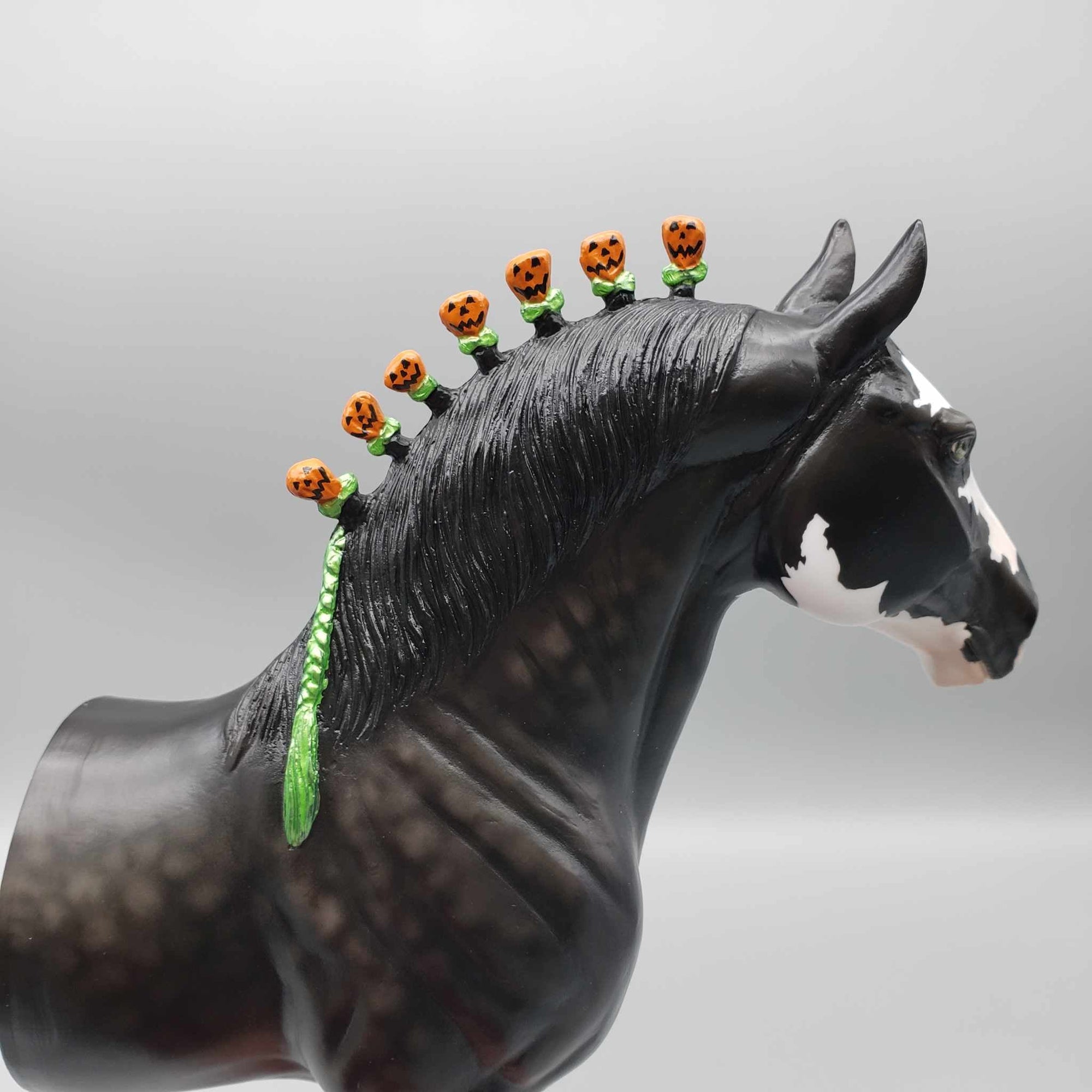 Dullahan OOAK Dapple Black Half Standing Drafter Wall Decor By Jess Hamill Moonlight Madness 2023 MM23